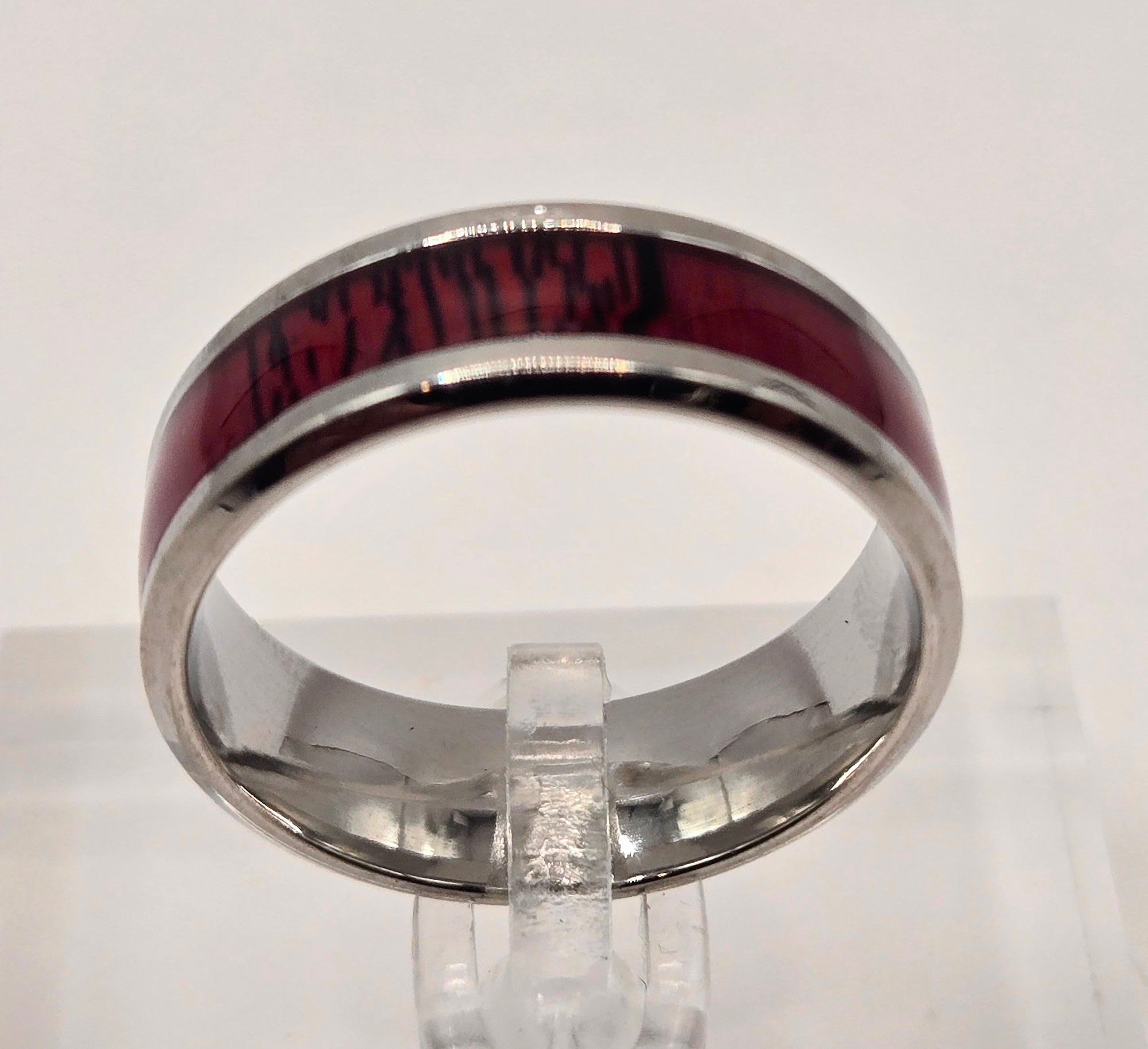 INLAY WHISKEY BARREL RING