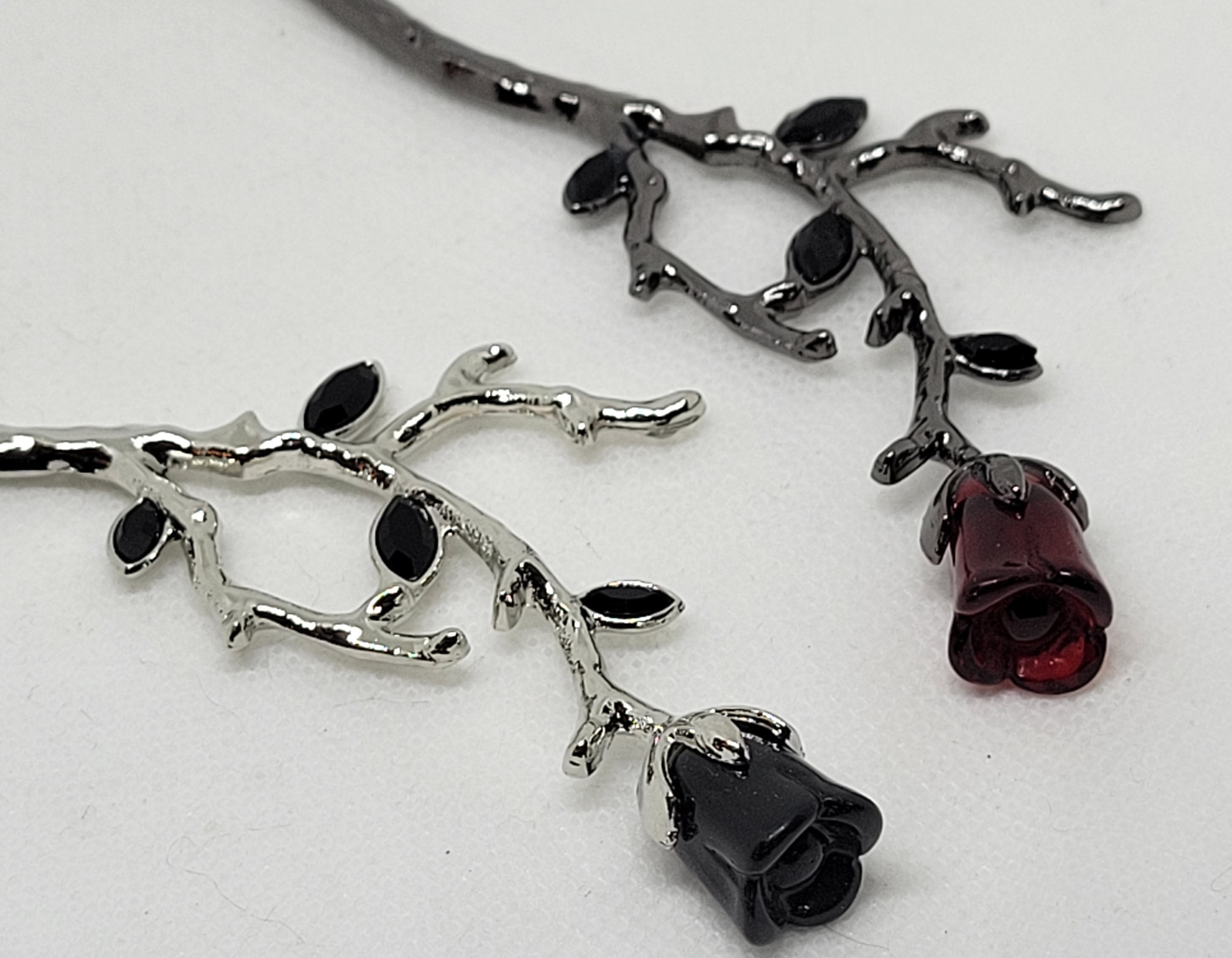 VICTORIAN ROSE HAIR STICK