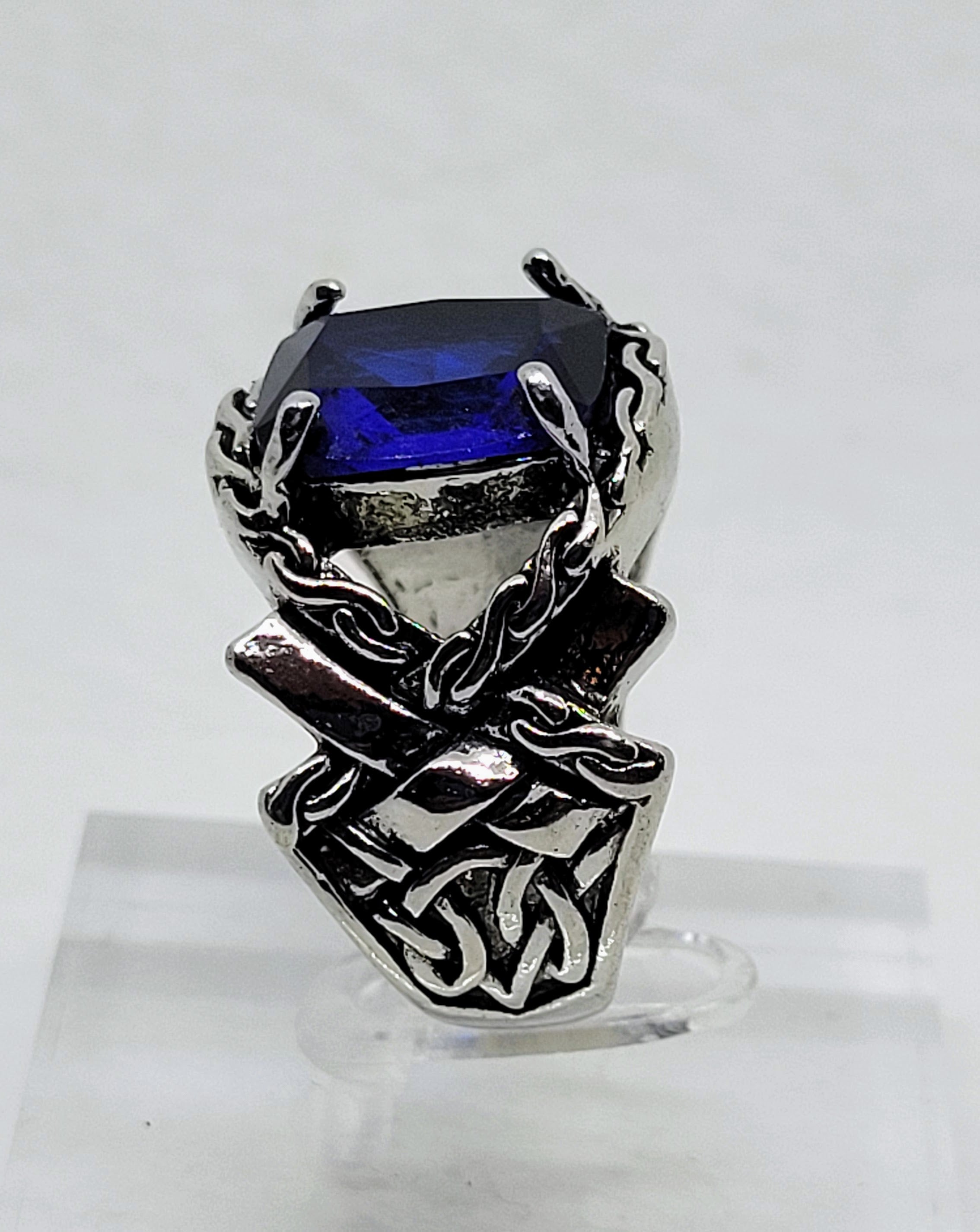 BLUE GEM BIKER RING