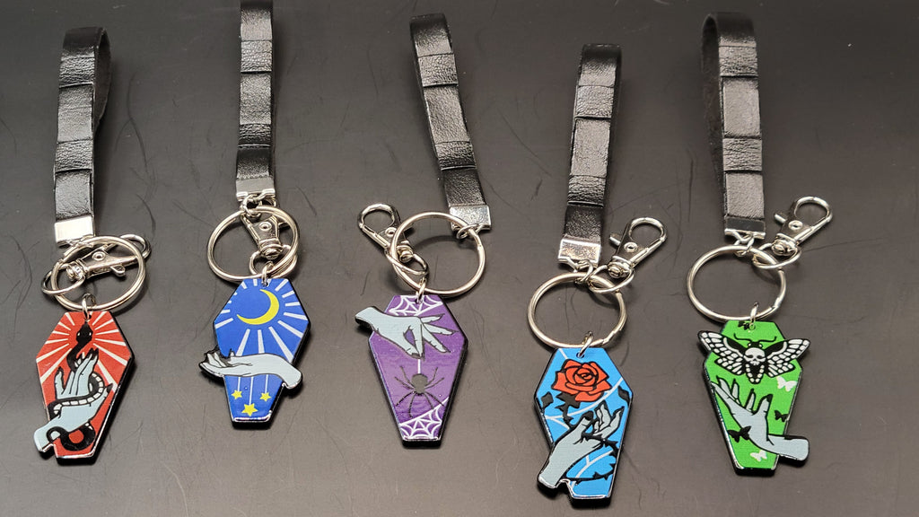 Coffin Art Keychain Collection