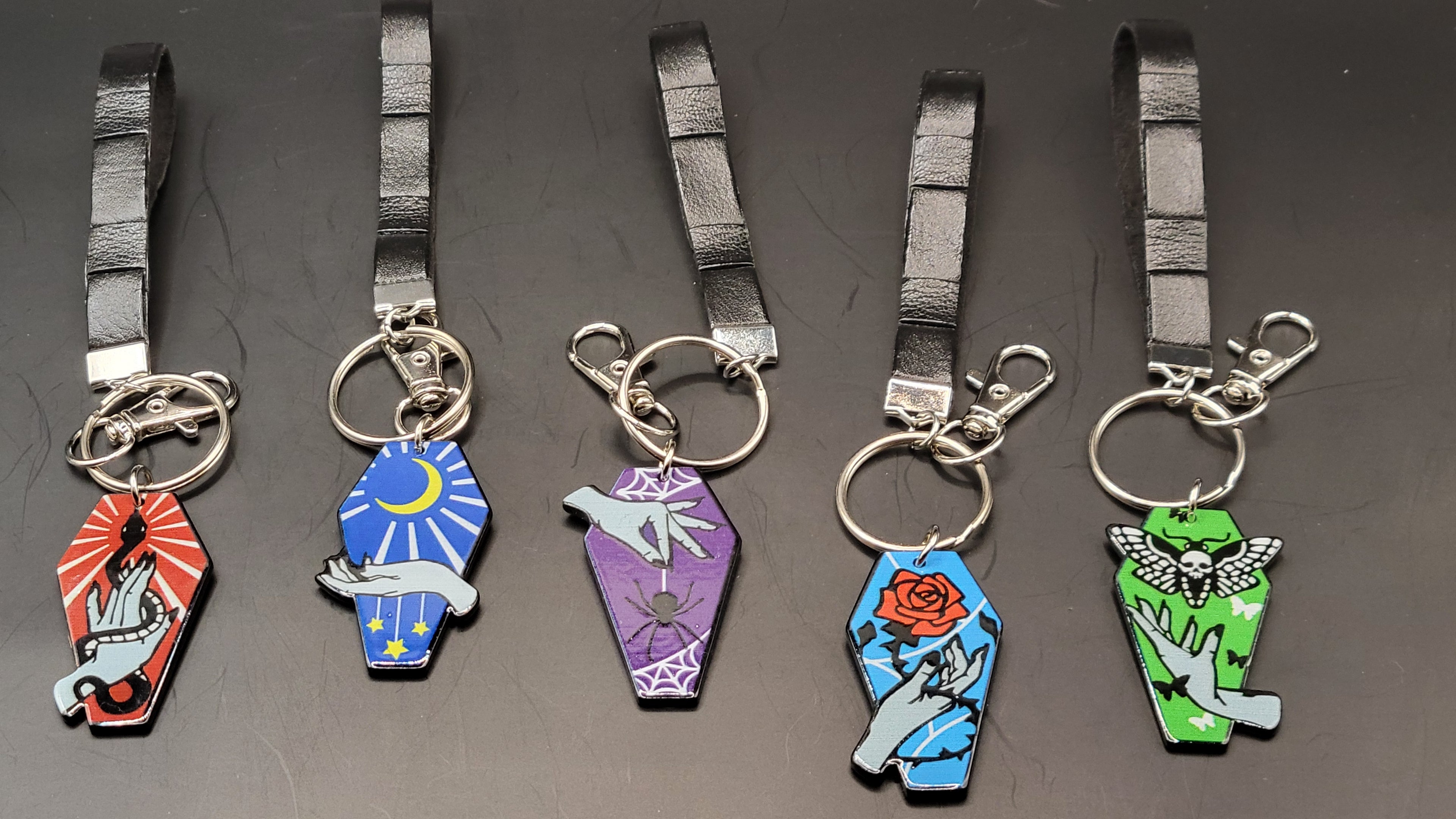 Coffin Art Keychain Collection