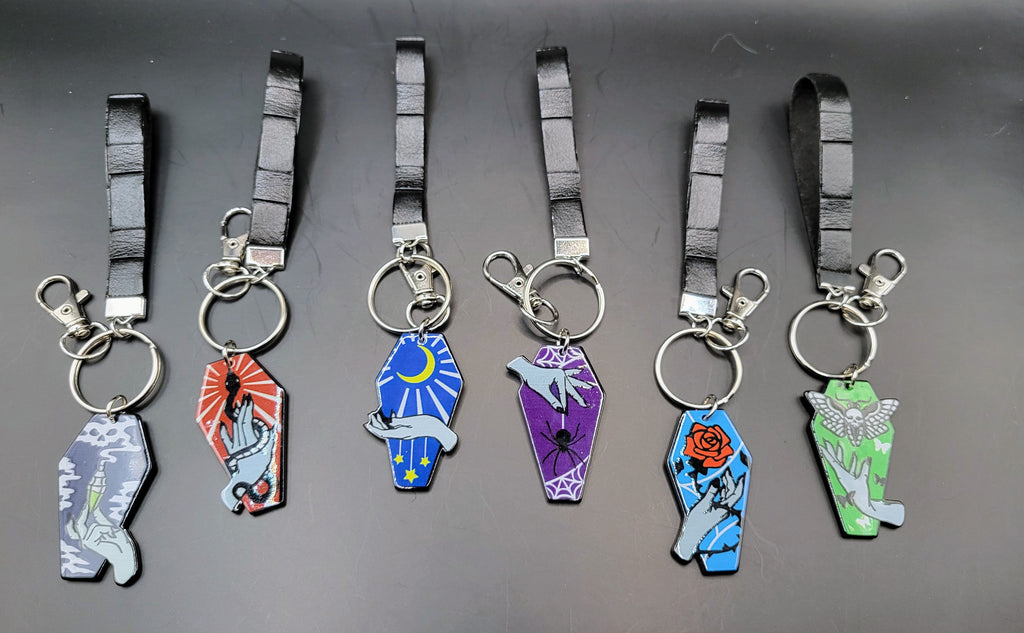 Coffin Art Keychain Collection