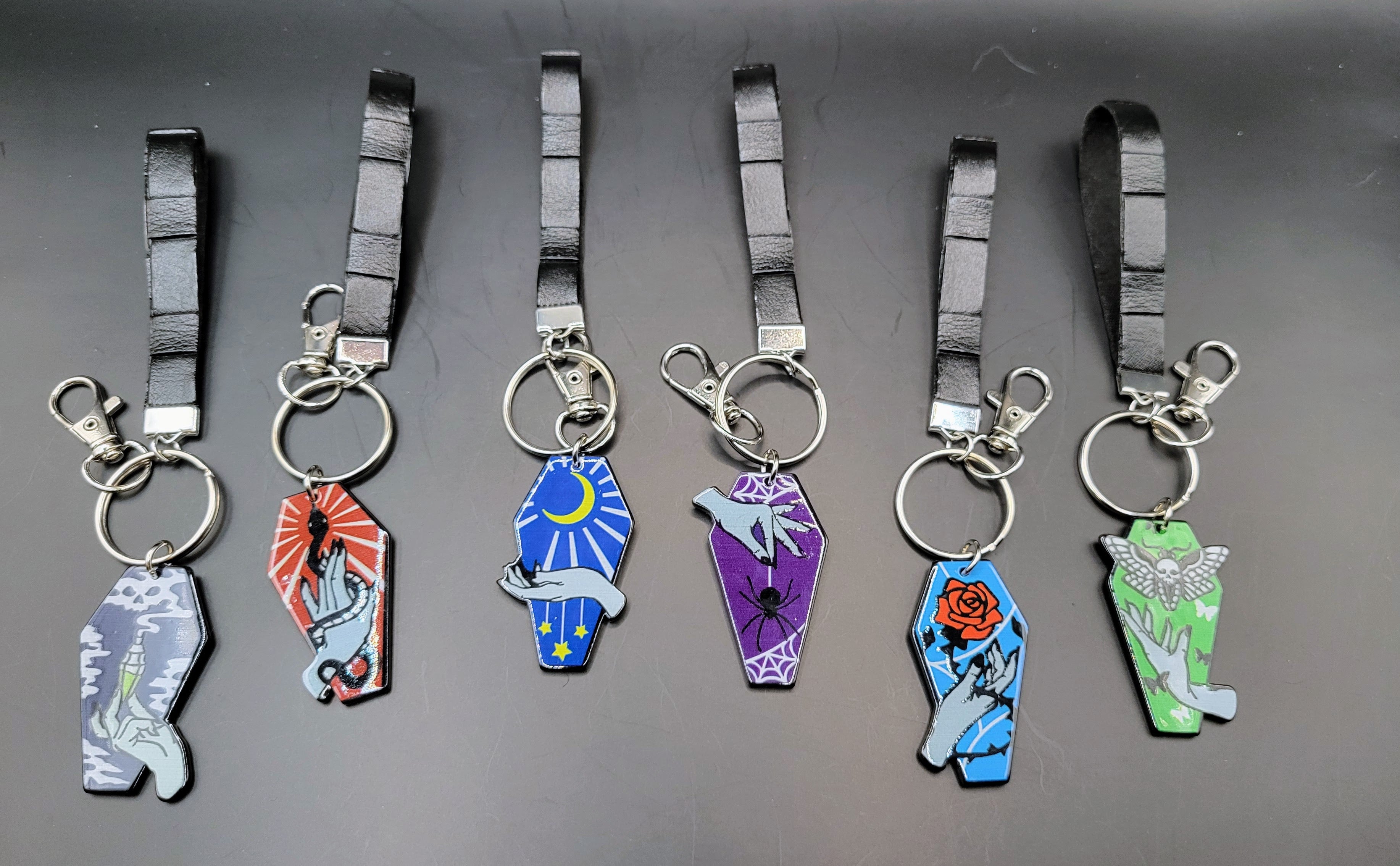 Coffin Art Keychain Collection