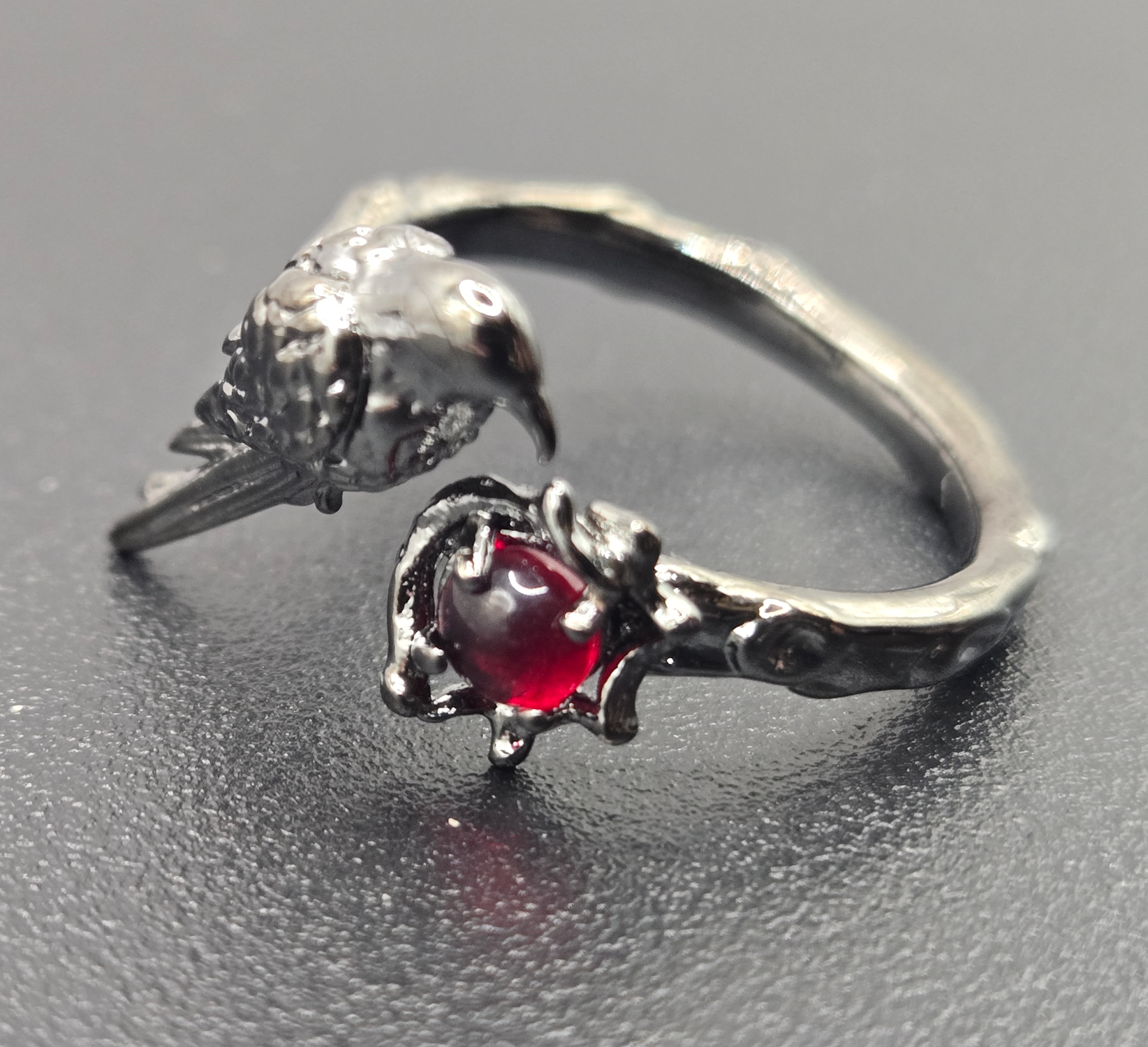 Mr. Corvus Gem Ring -ONE SIZE