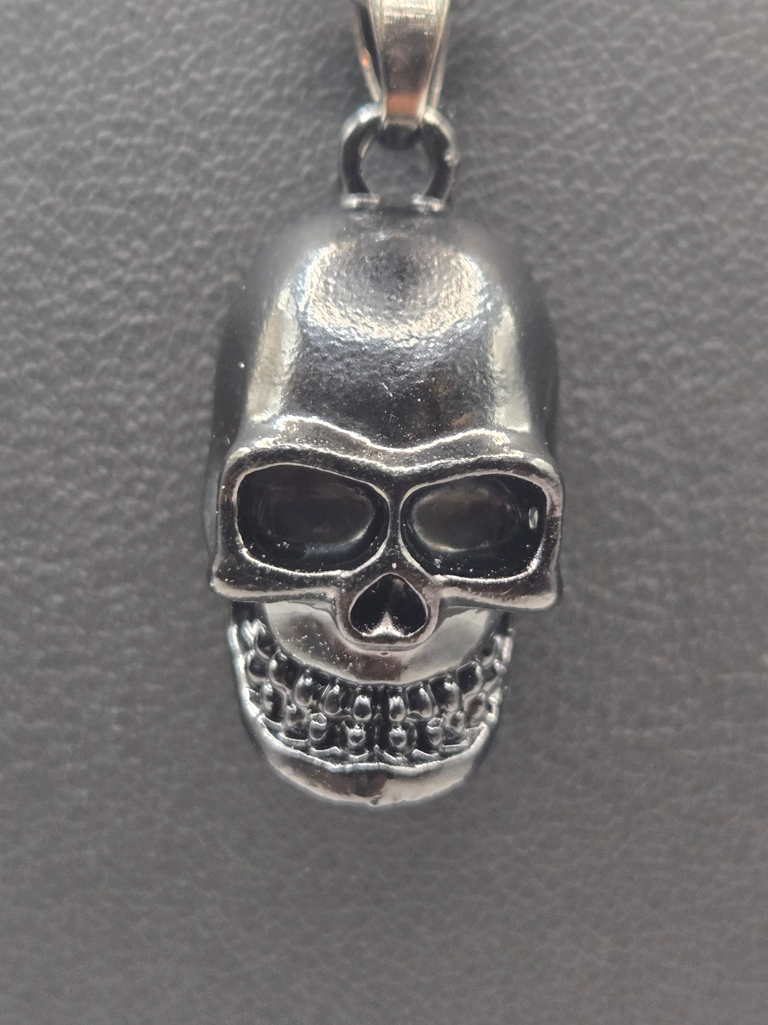 MR BONES BONE NOIR PENDANT