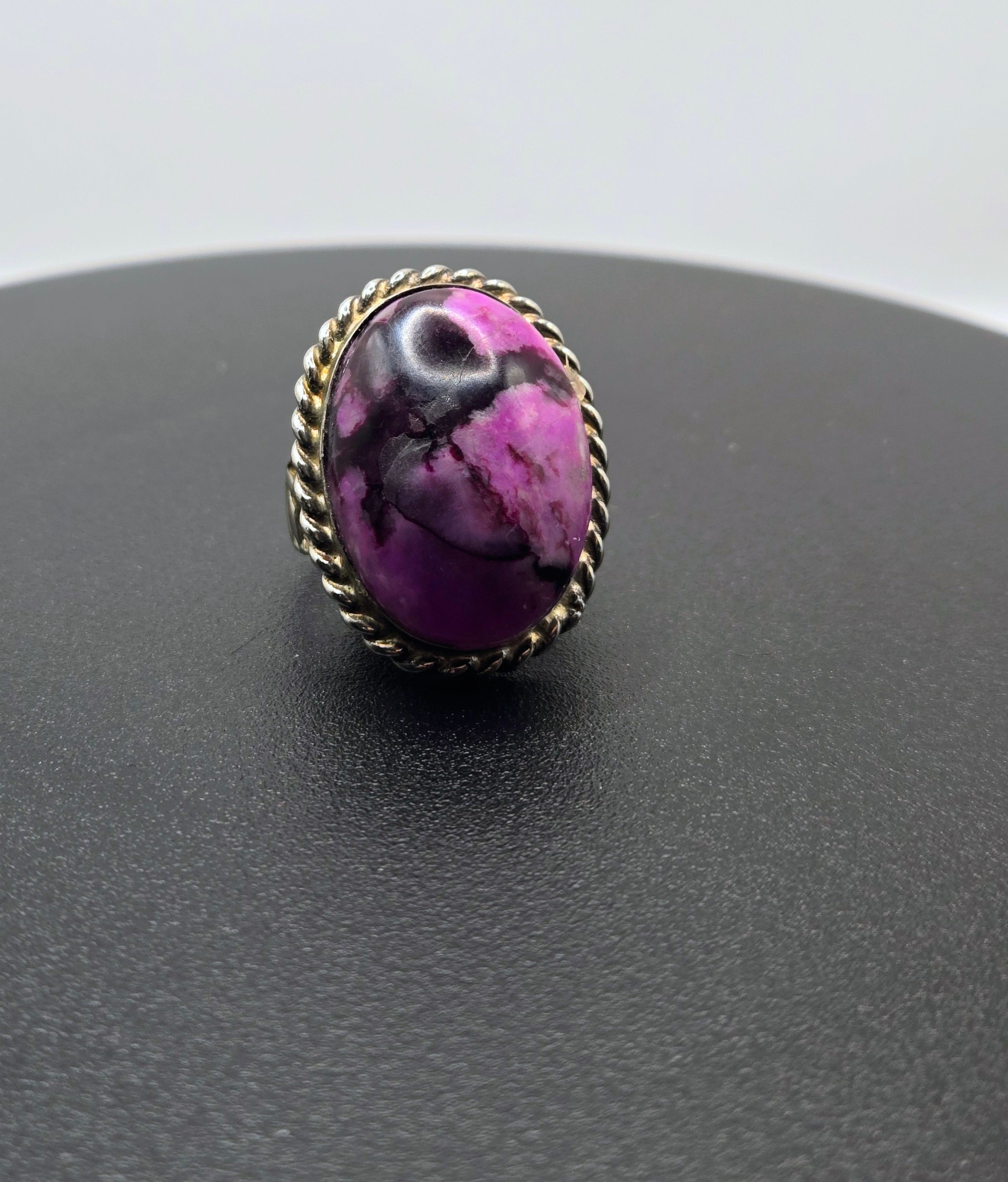 Purple Turquoise Ring sz 8