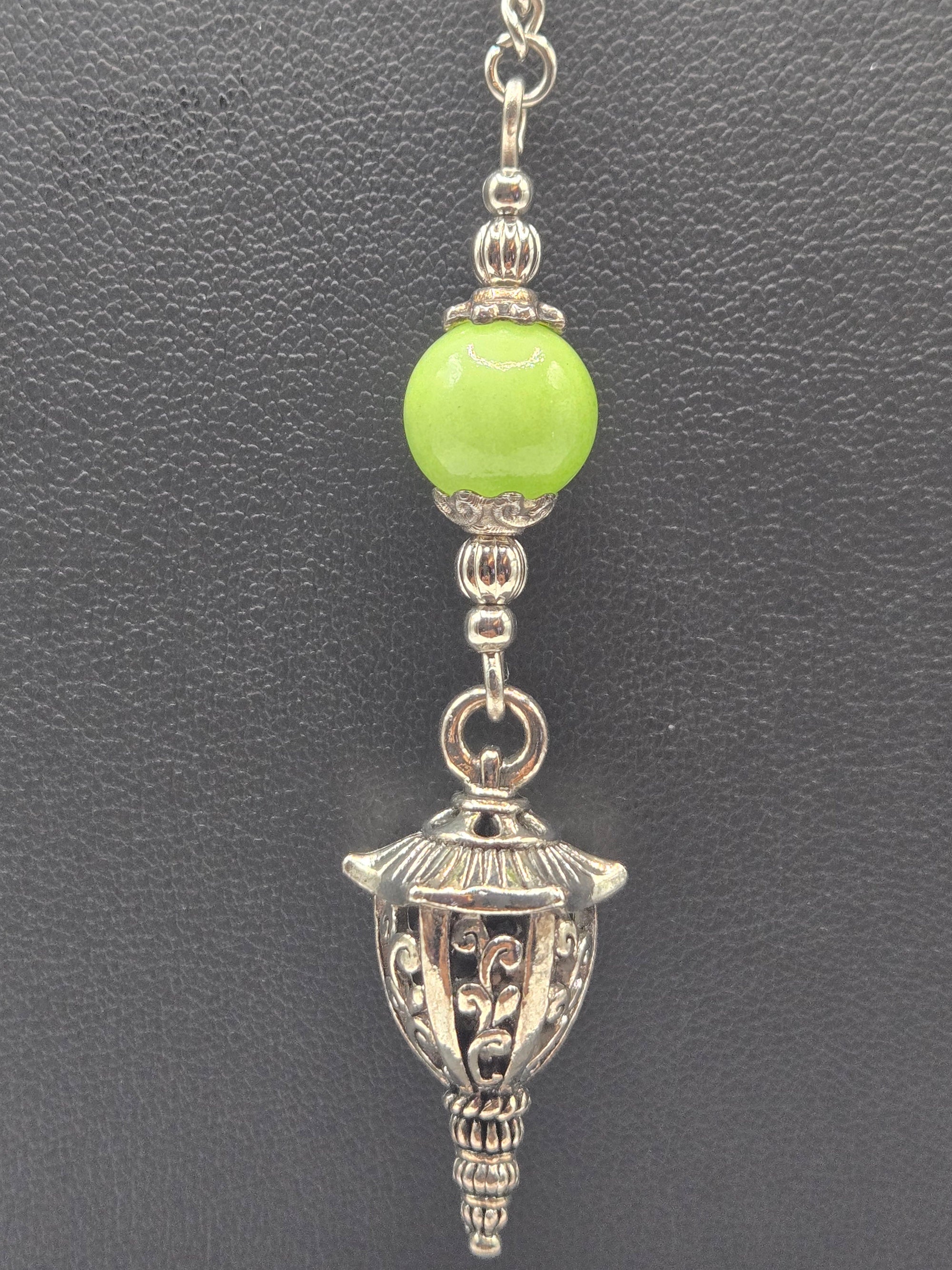 JADE FILIGREE PENDULUM