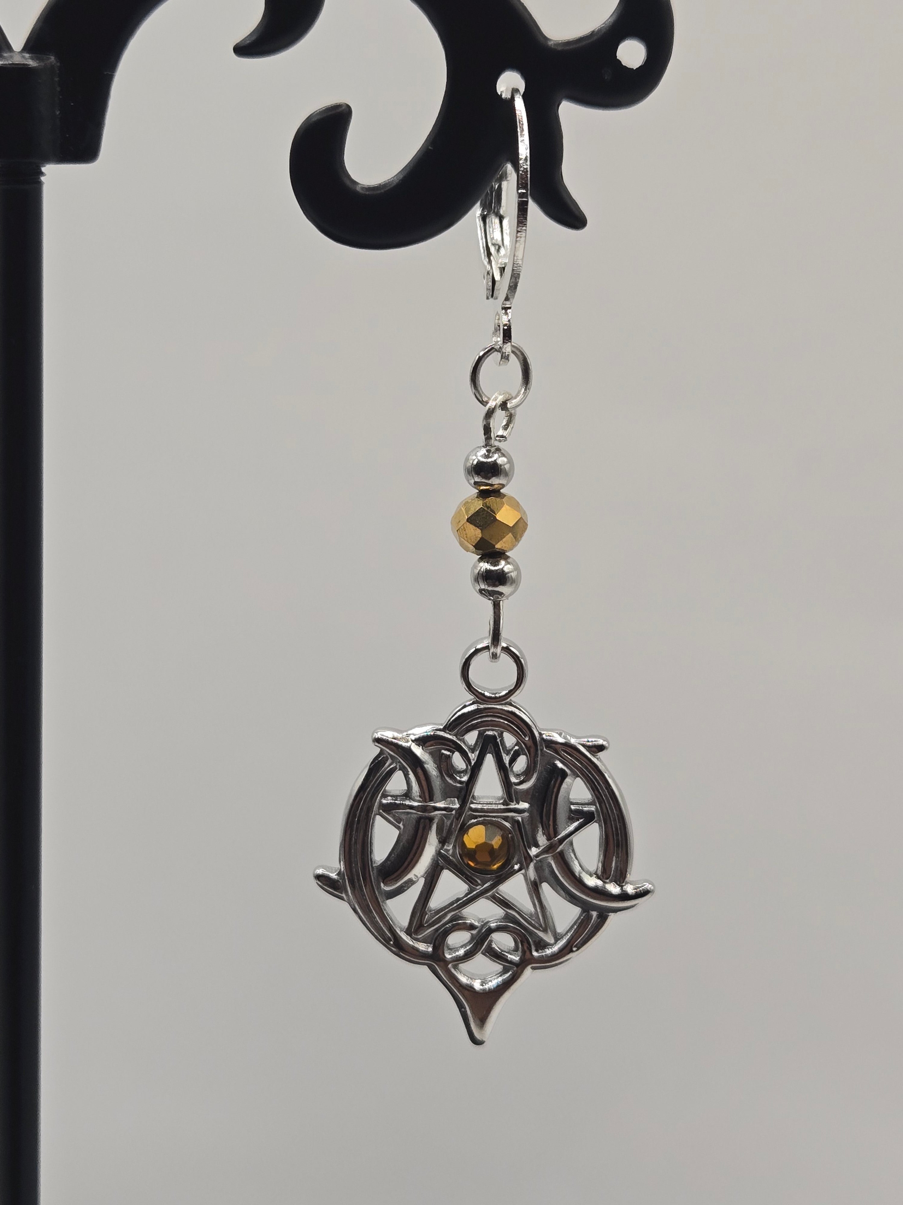 TRIPLE MOON DANGLE