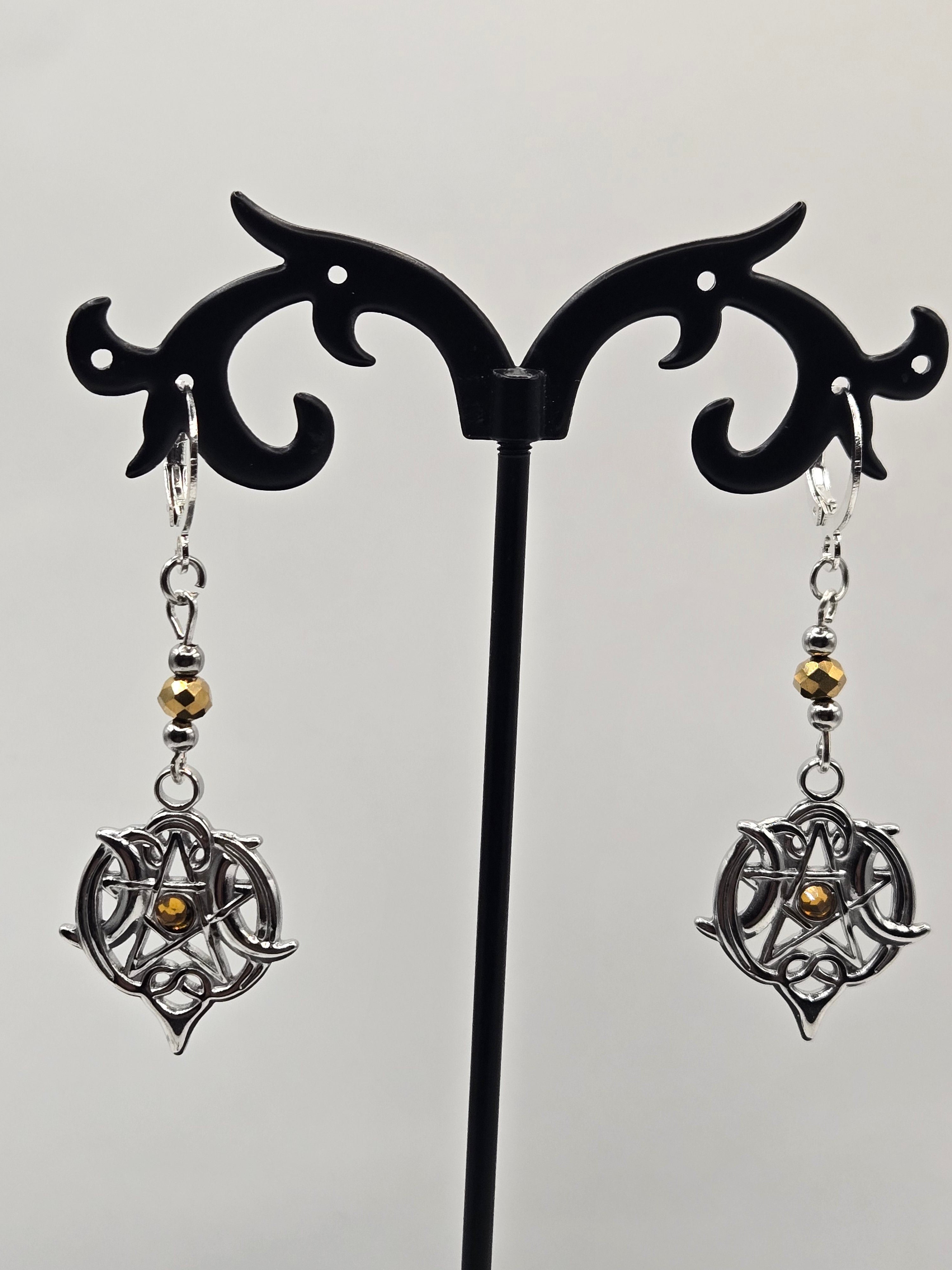 TRIPLE MOON DANGLE