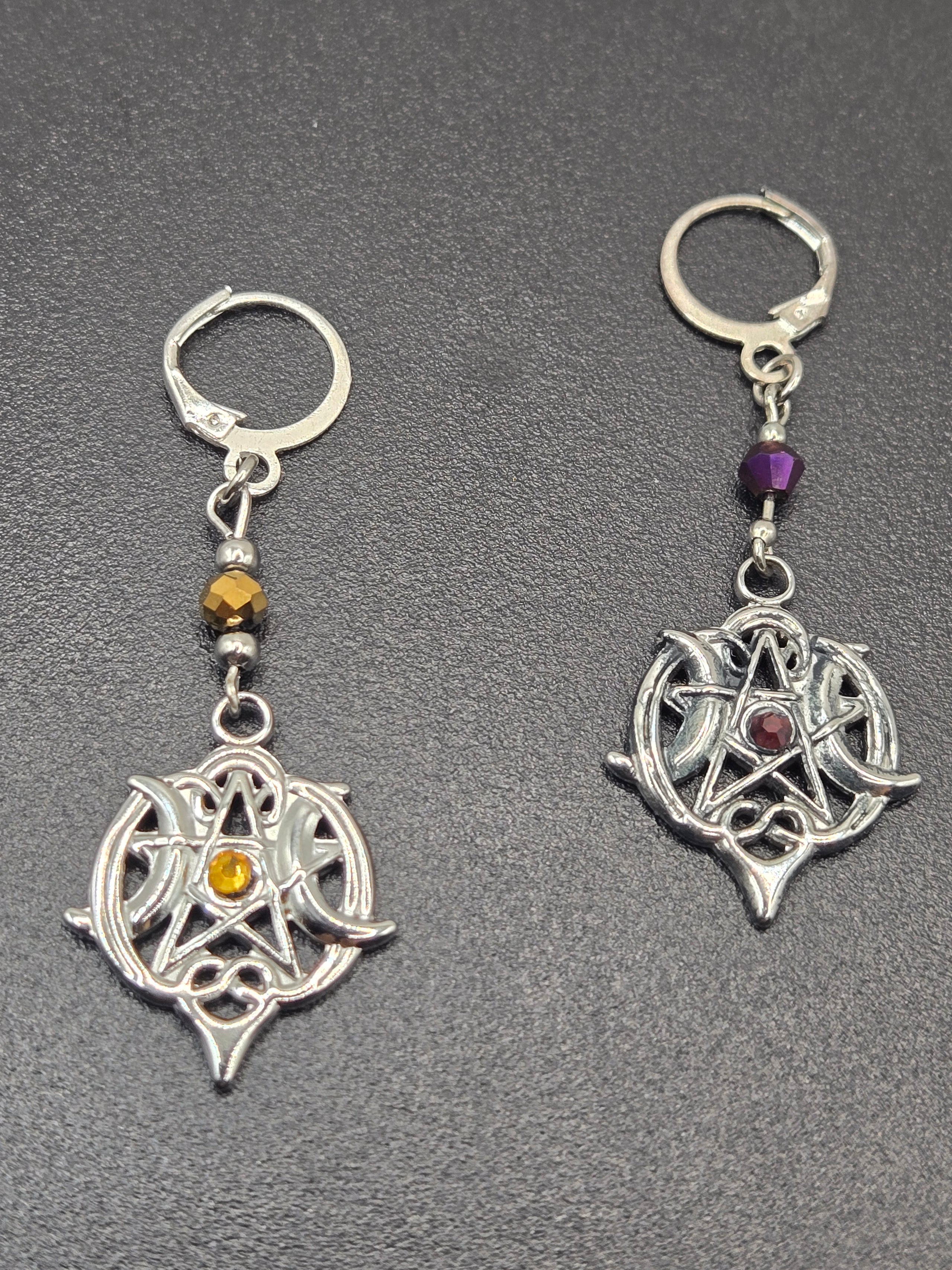 TRIPLE MOON DANGLE