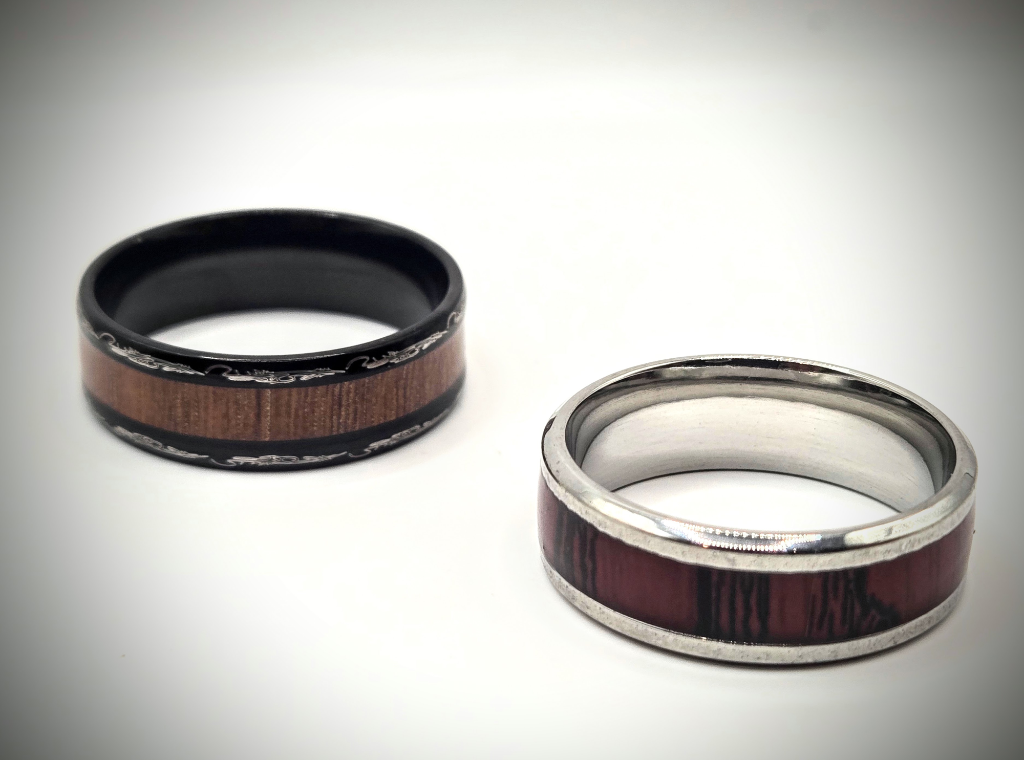 INLAY WHISKEY BARREL   RING