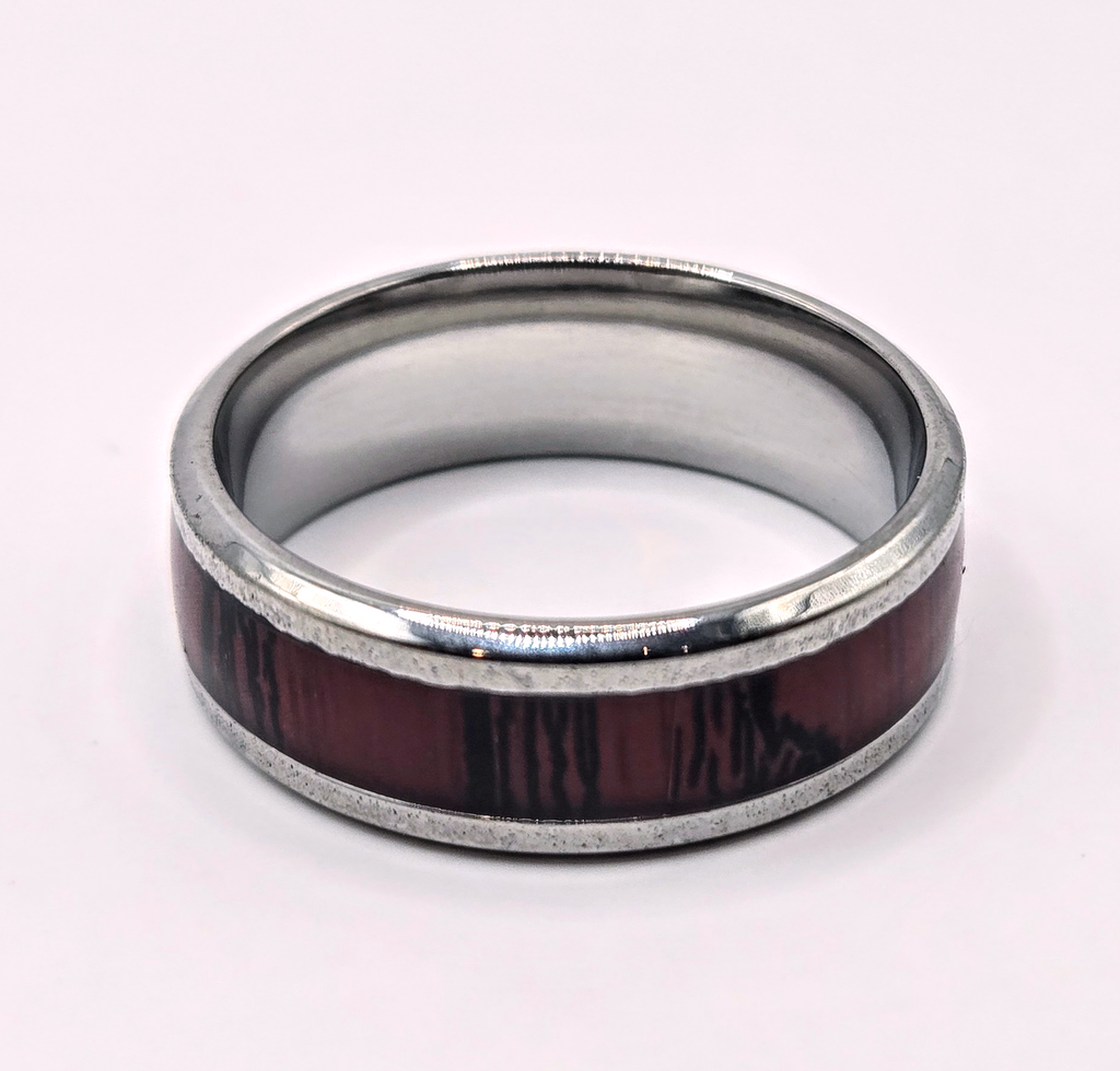 INLAY WHISKEY BARREL   RING