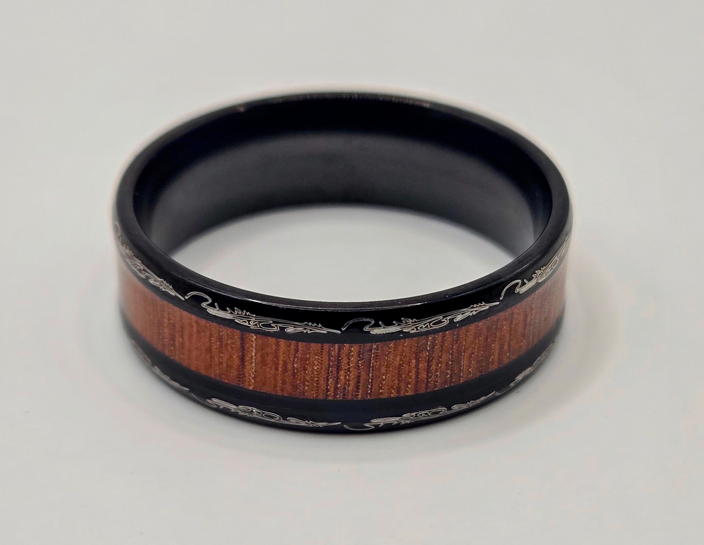 INLAY WHISKEY BARREL   RING