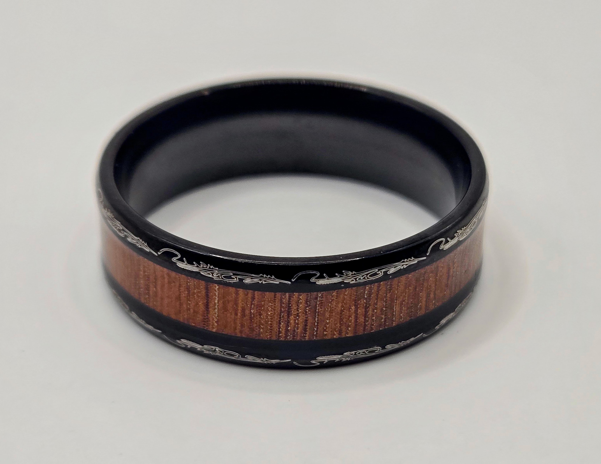 INLAY WHISKEY BARREL   RING