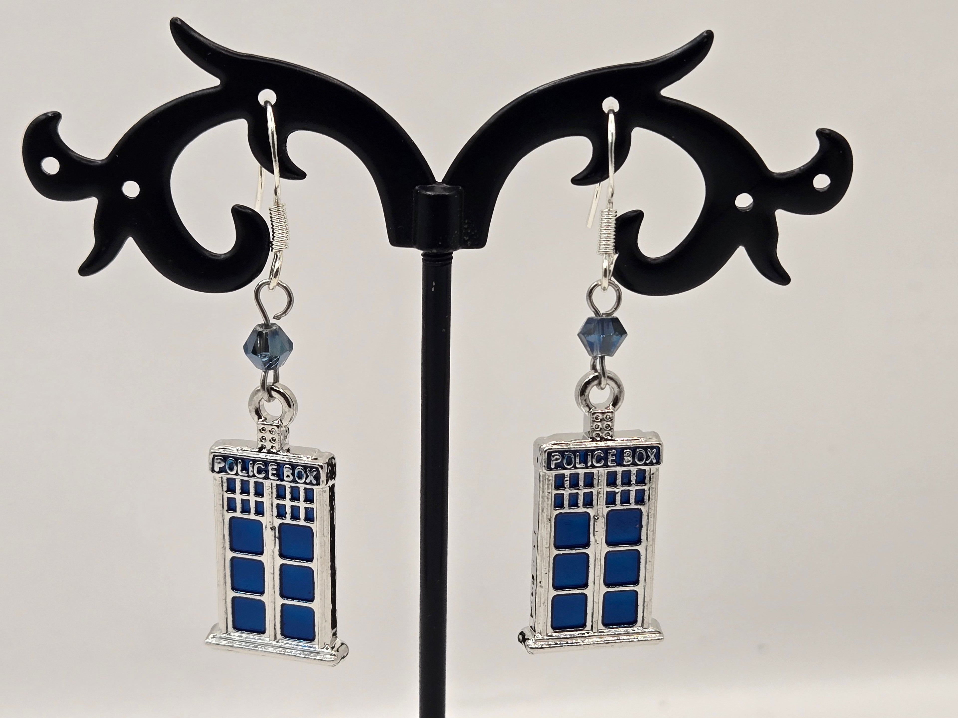 TARDIS DANGLE EARRINGS