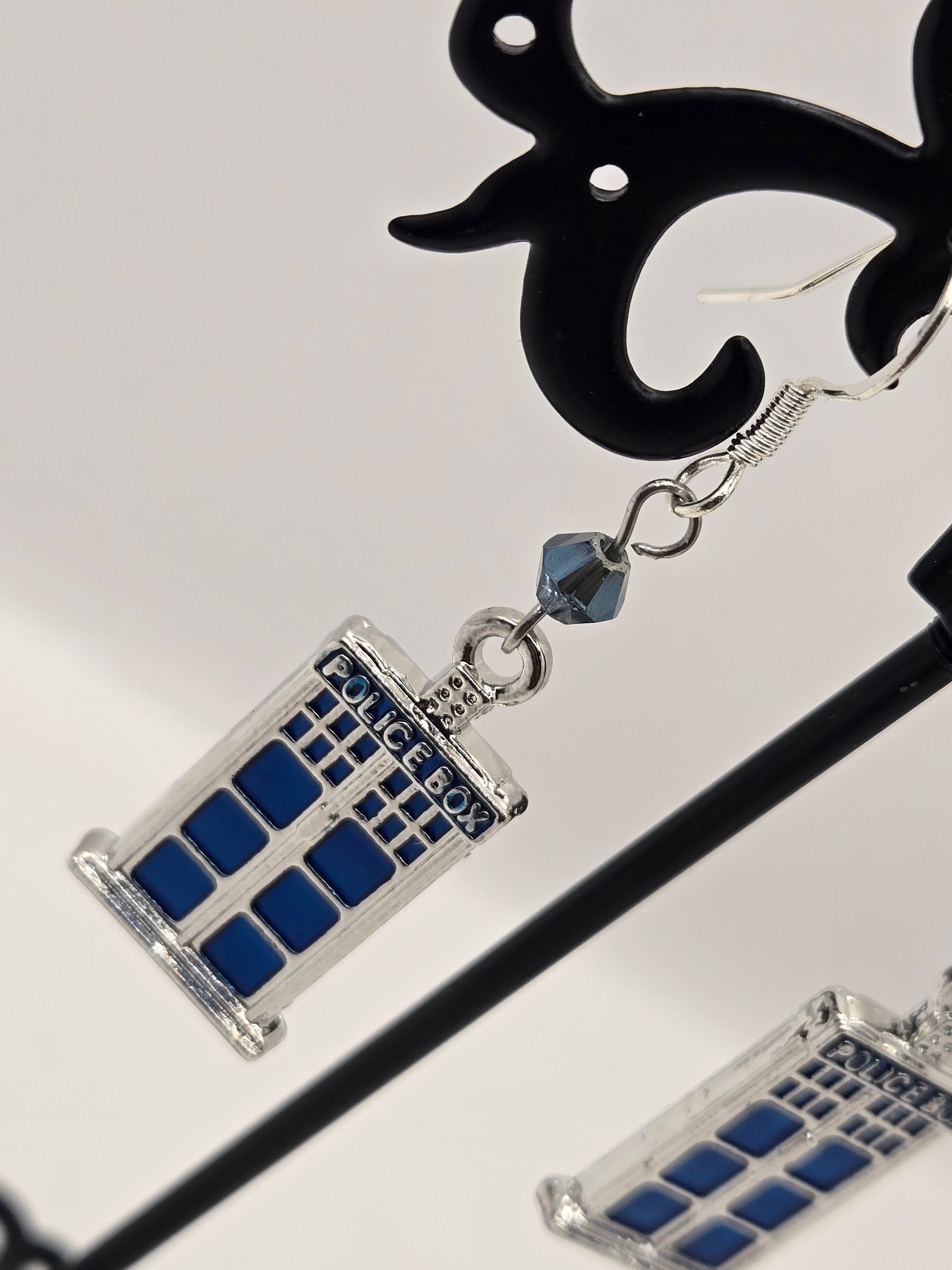 TARDIS DANGLE EARRINGS