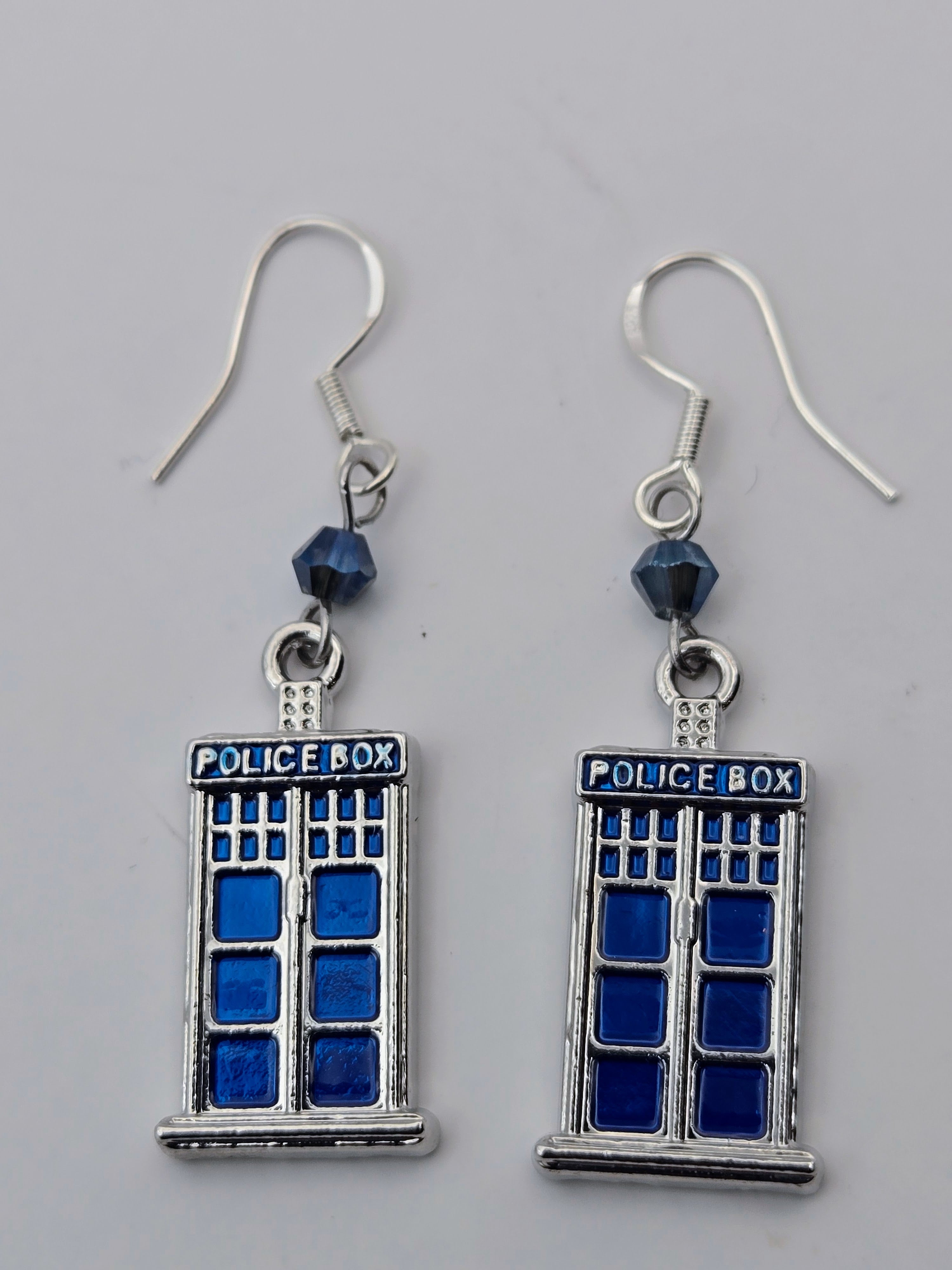 TARDIS DANGLE EARRINGS