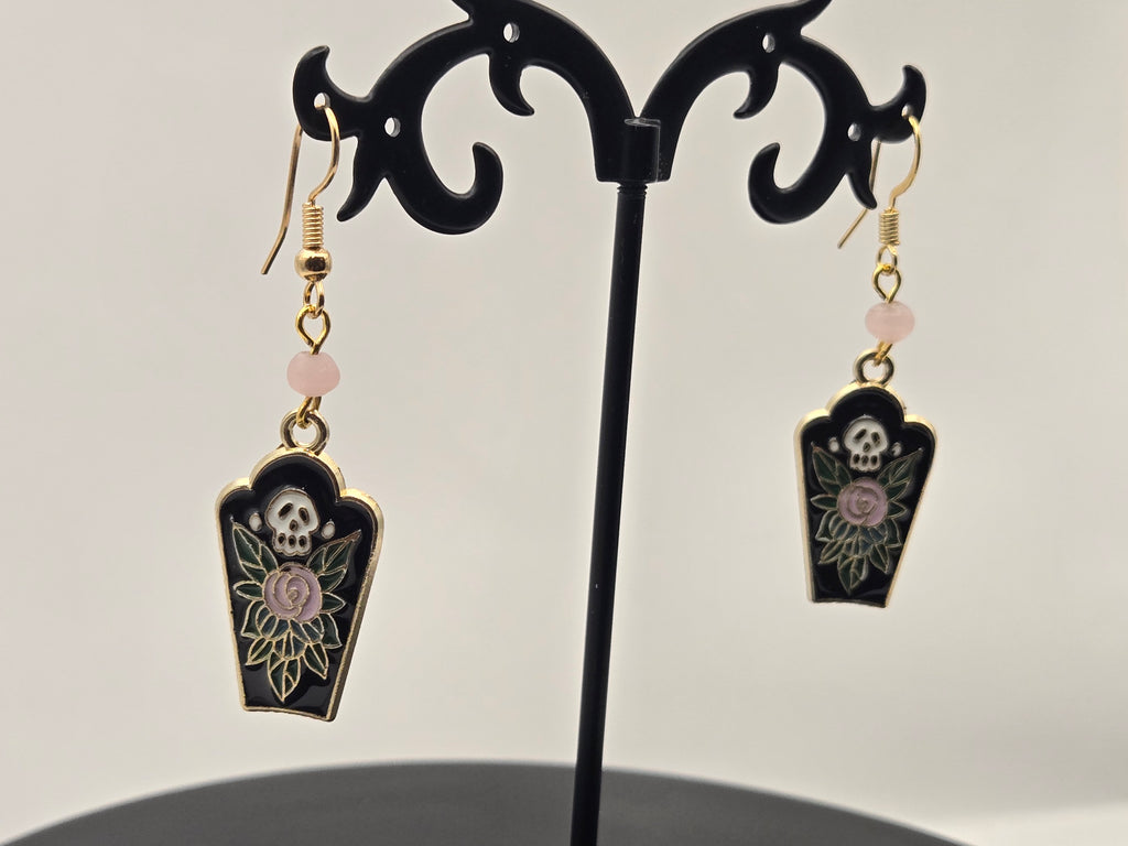 FLORAL COFFIN DANGLES