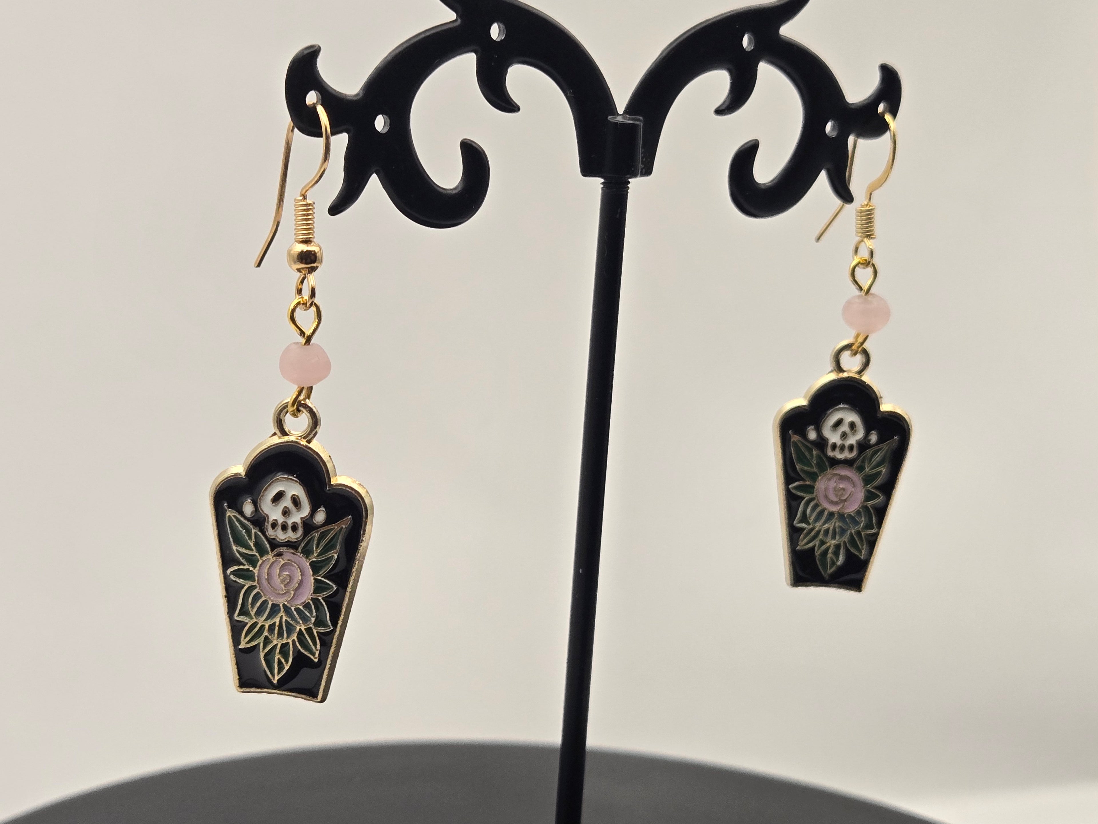 FLORAL COFFIN DANGLES