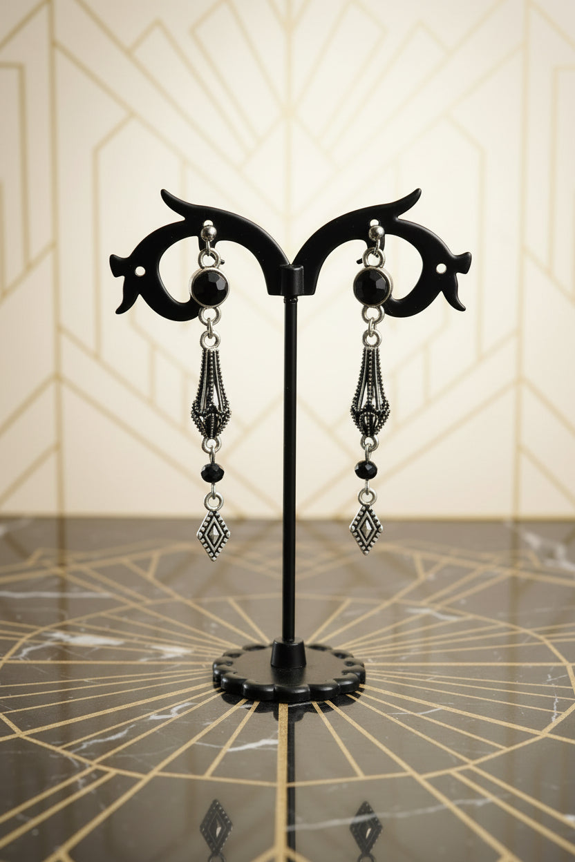ART DECO DANGLE EARRINGS