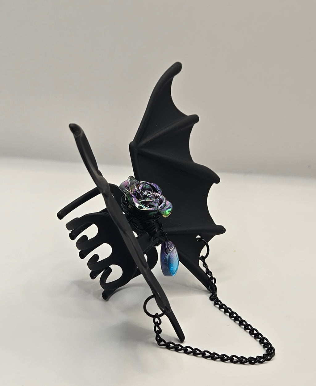 BAT WING GEM HAIR GRIP
