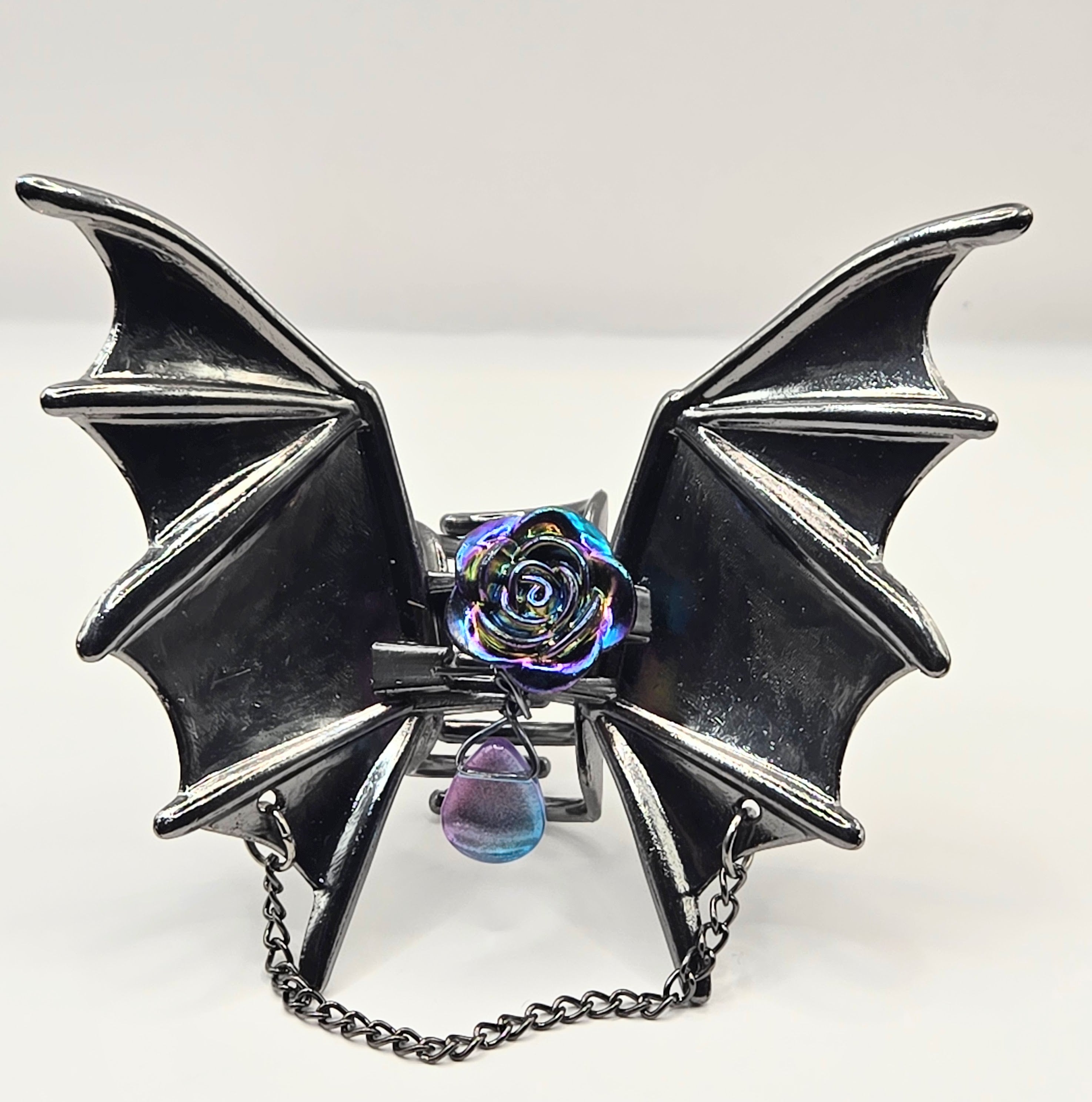 BAT WING GEM HAIR GRIP