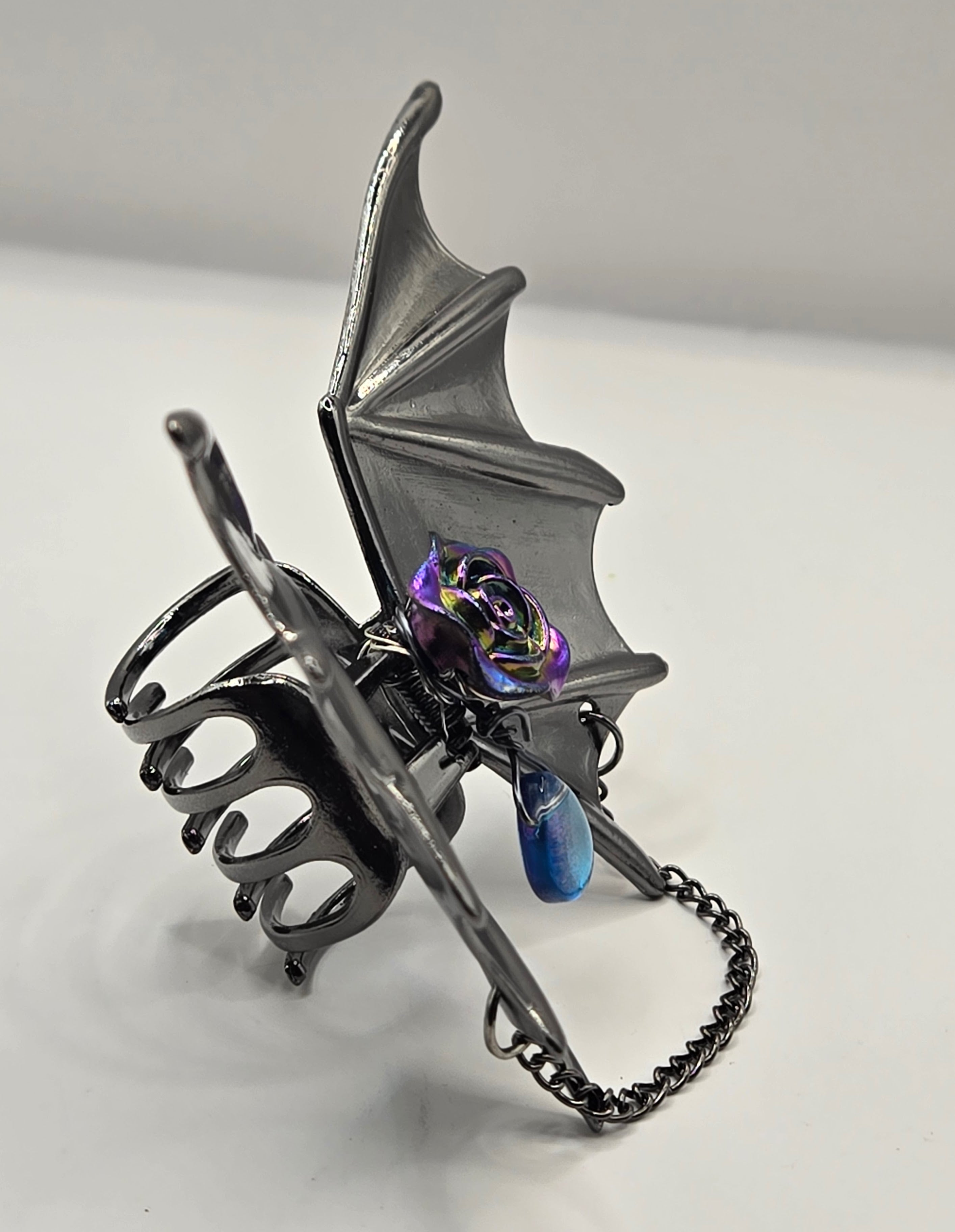 BAT WING GEM HAIR GRIP