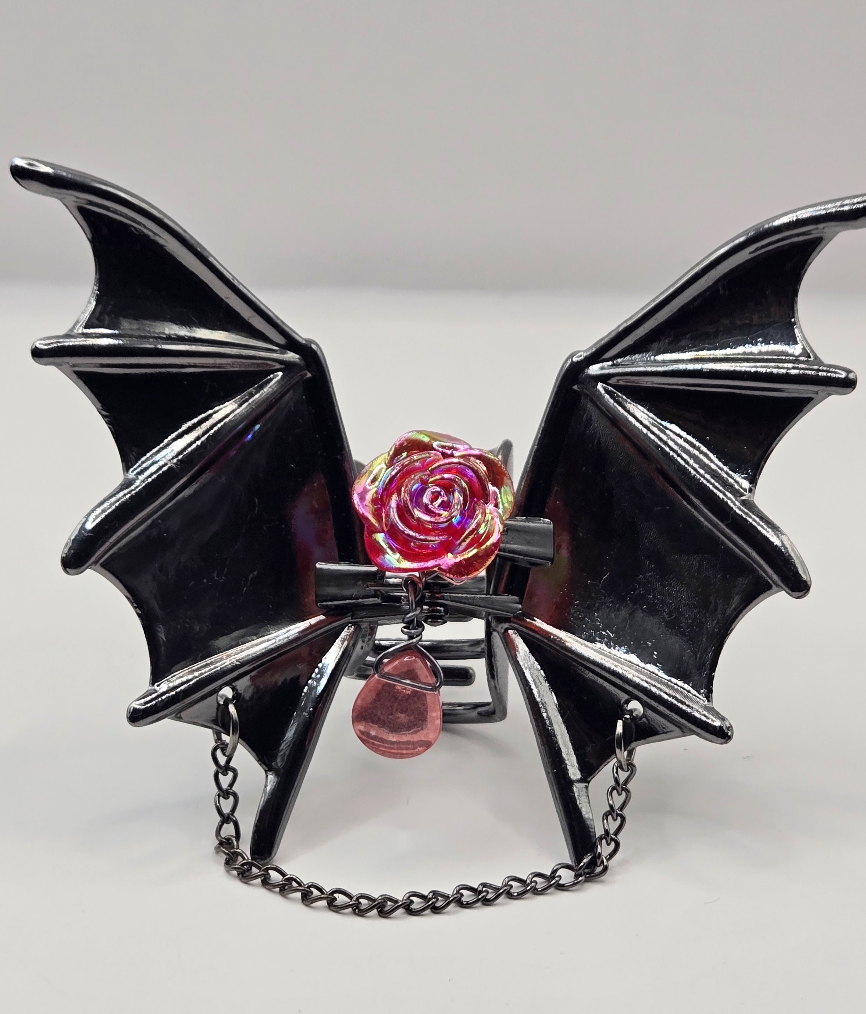 BAT WING GEM HAIR GRIP