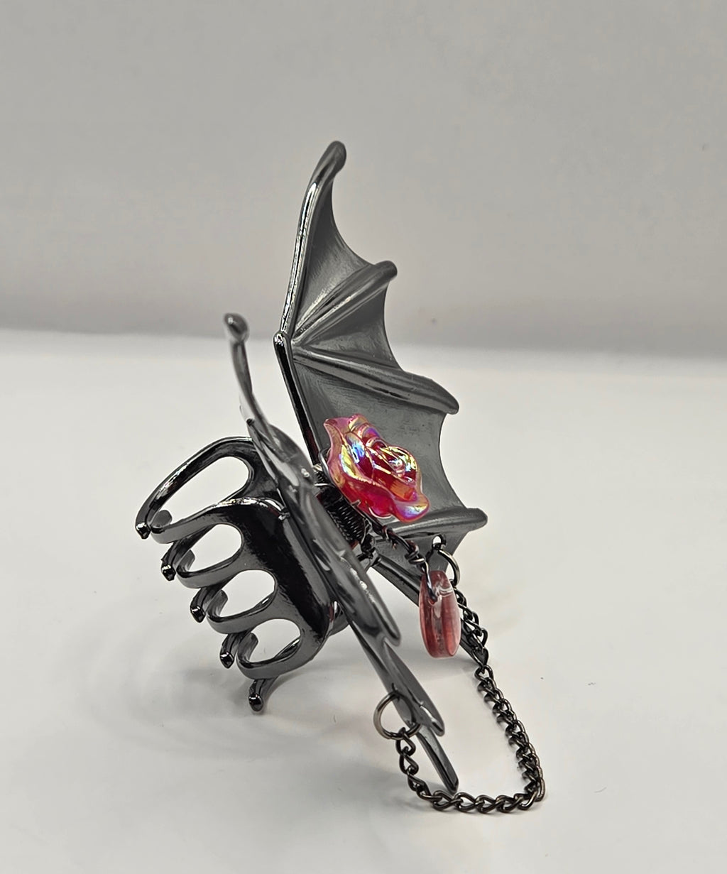 BAT WING GEM HAIR GRIP