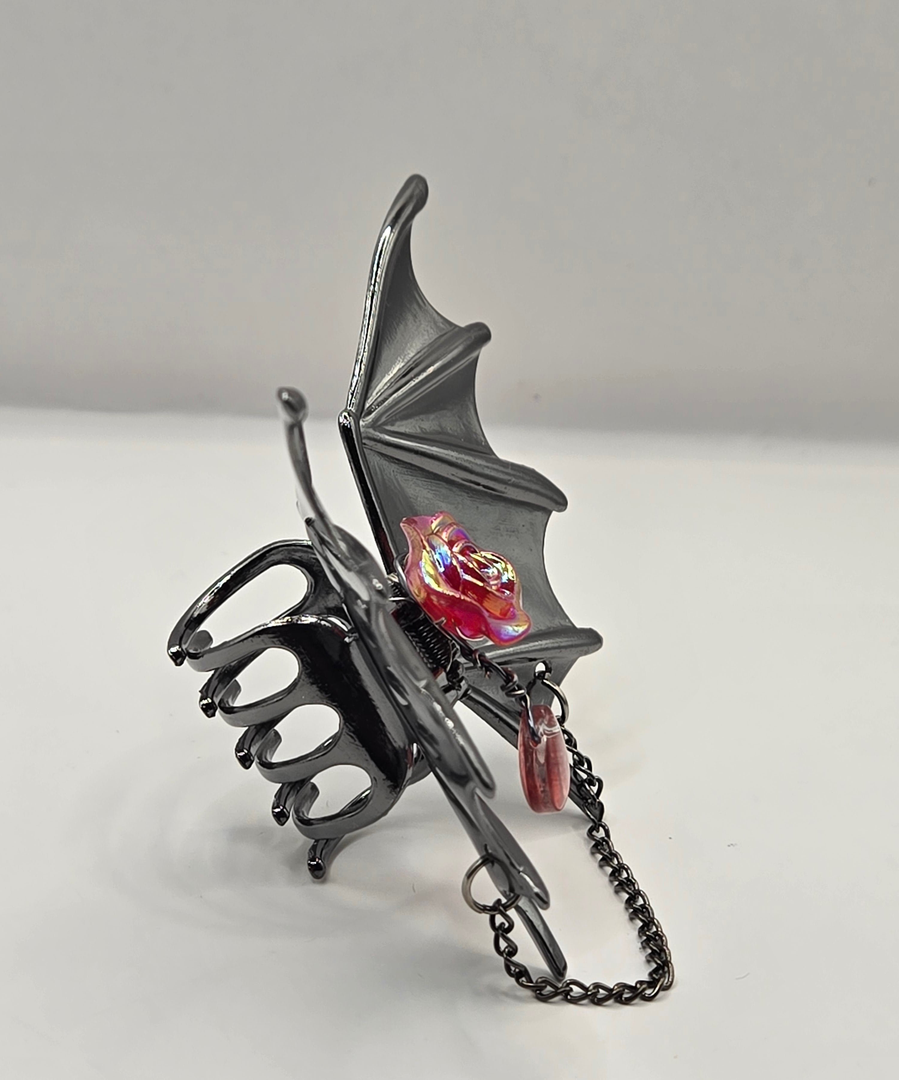 BAT WING GEM HAIR GRIP