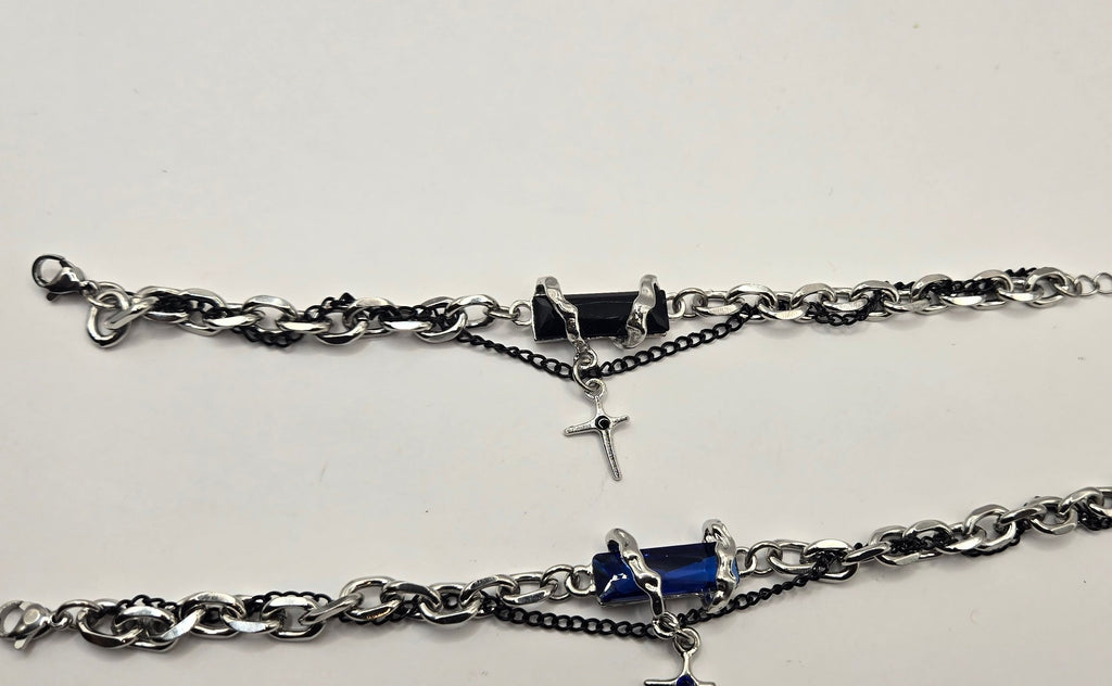 GEM CHAIN LINK BRACELET