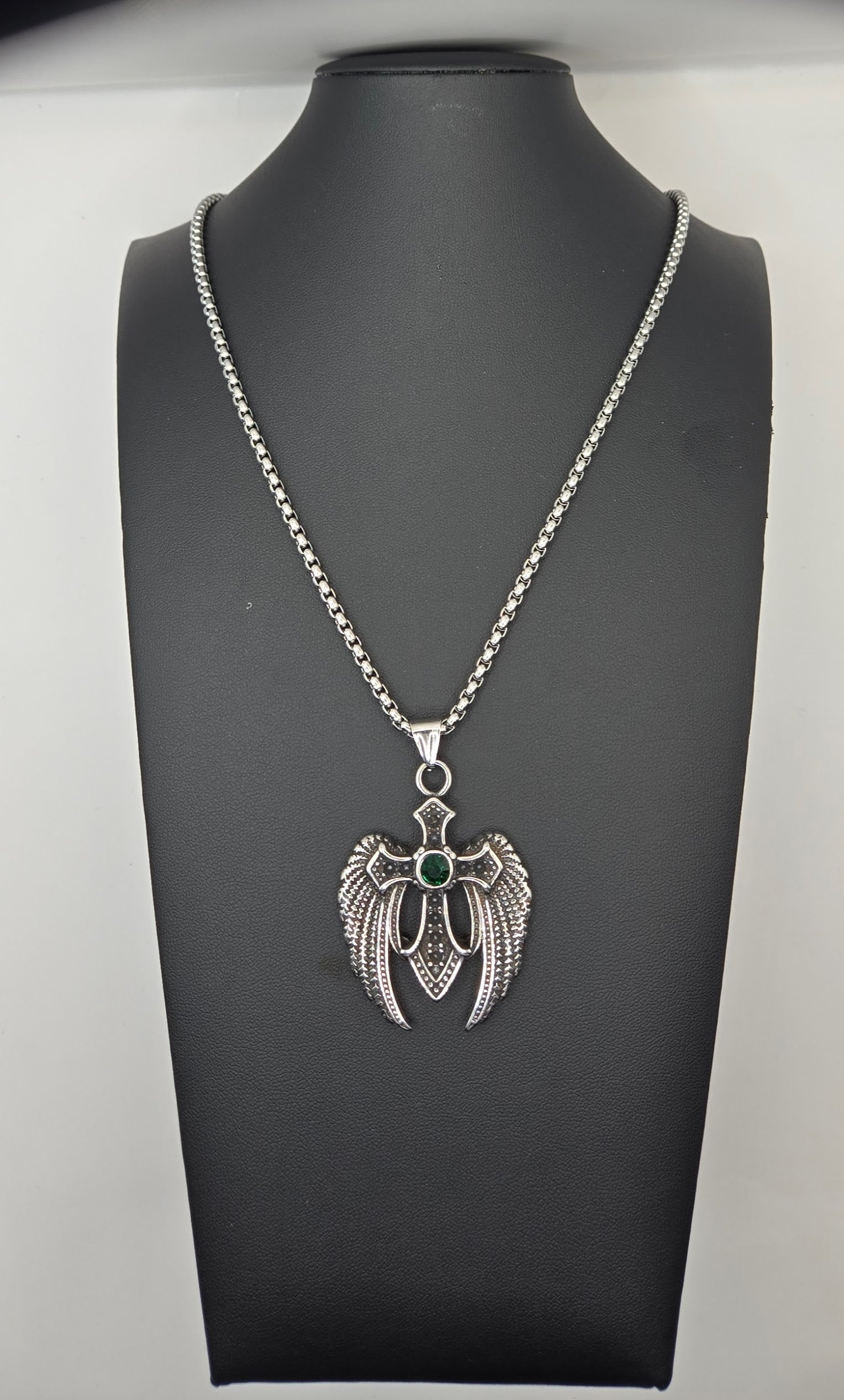 WINGED CROSS PENDANT