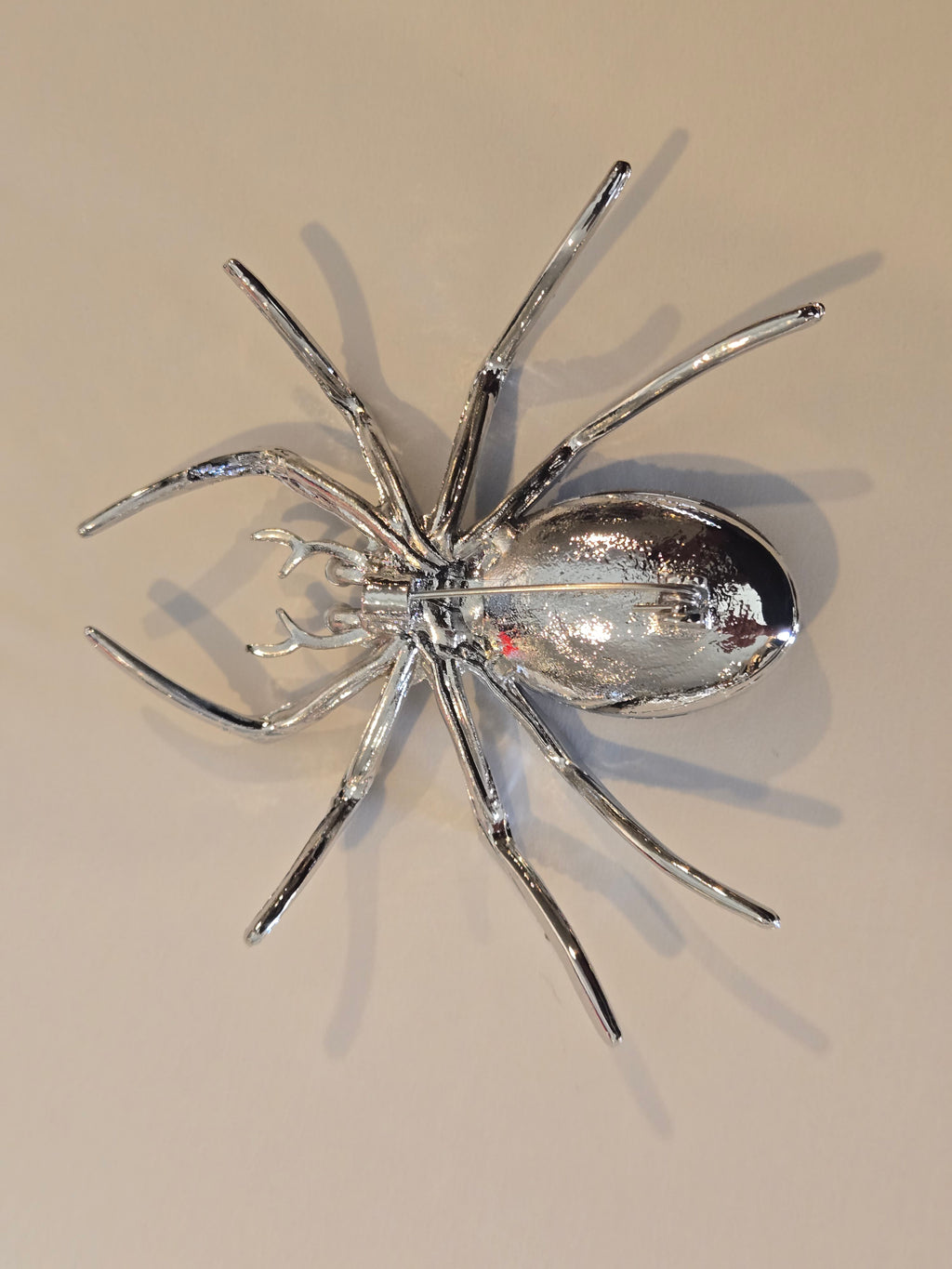 PURPLE SPIDER BROOCH