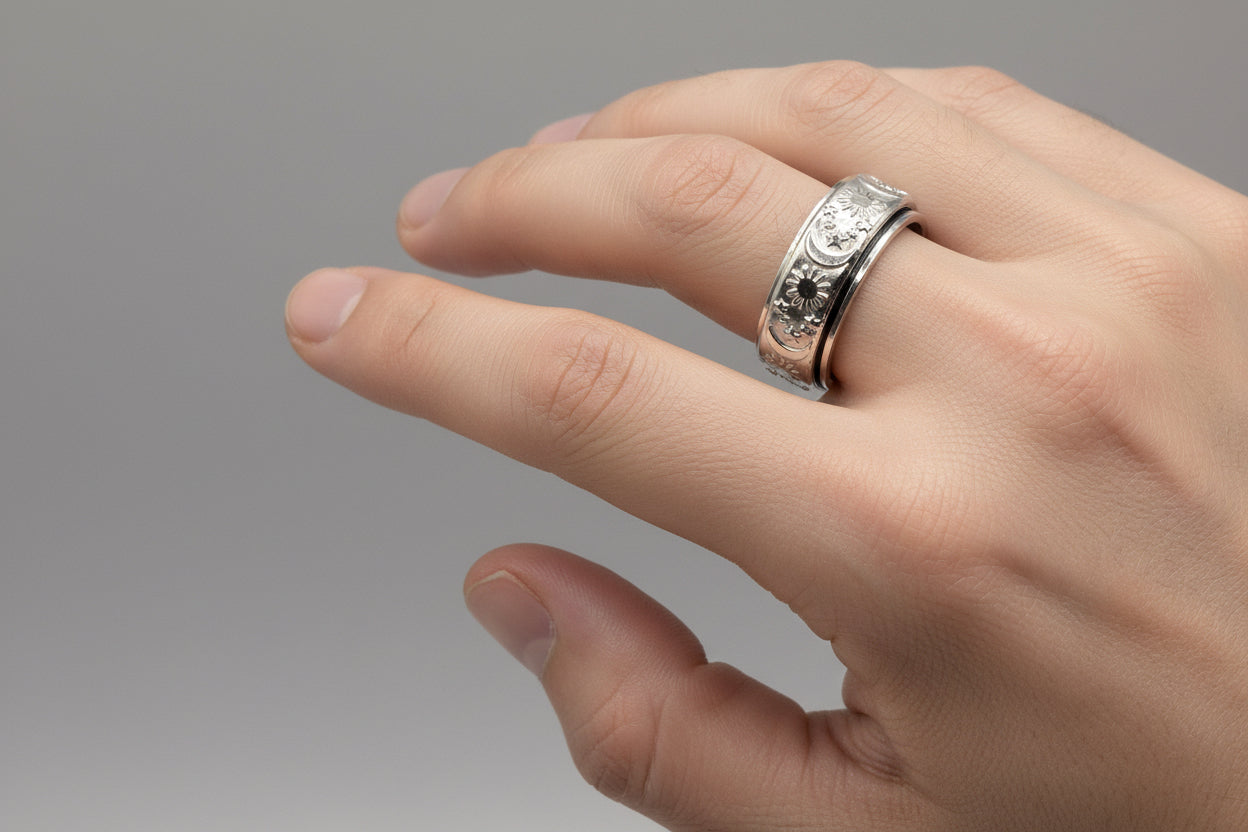 CELESTIAL SPINNER  COLLECTION RING
