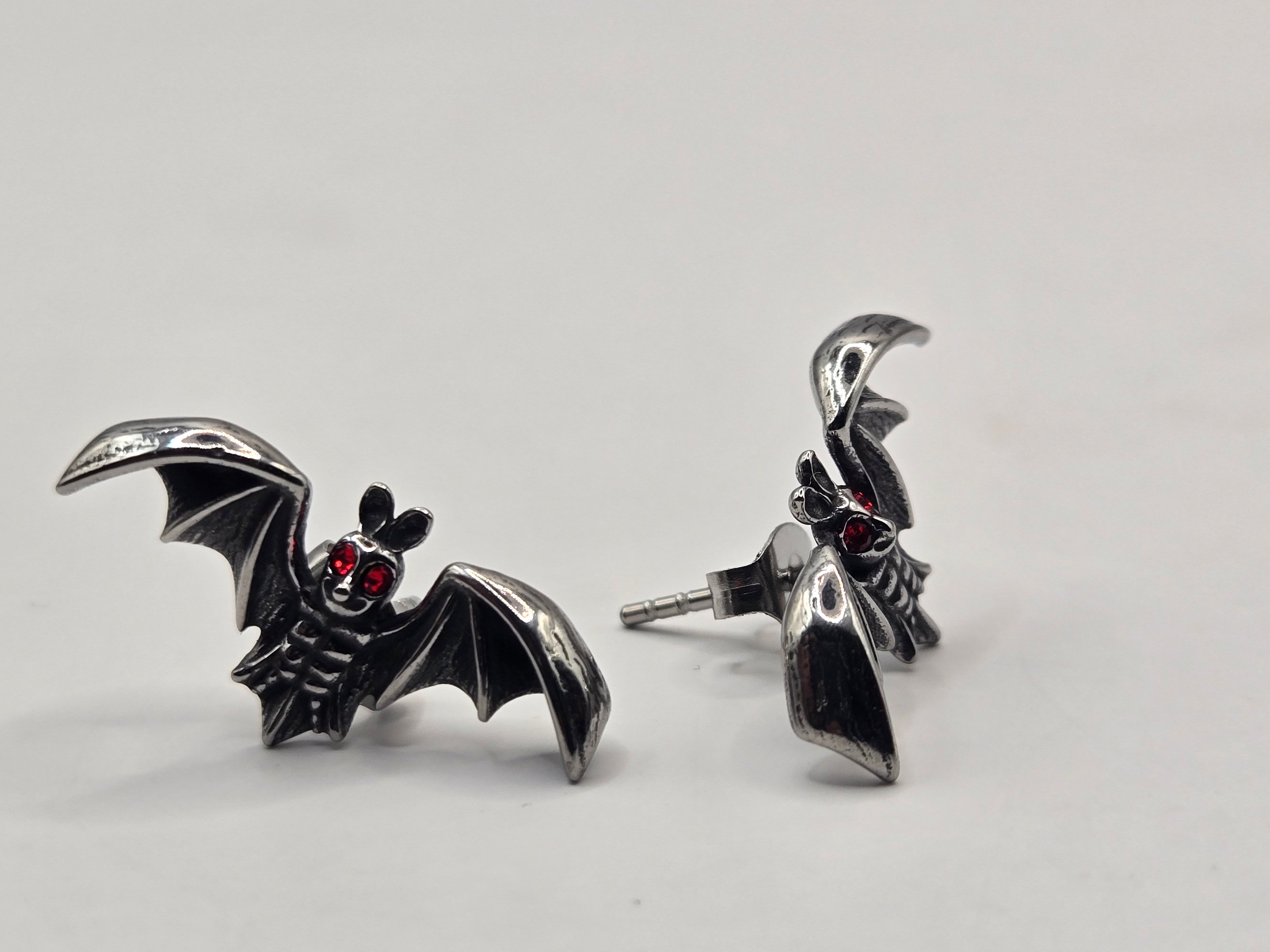 MR BAT STUD EARRINGS