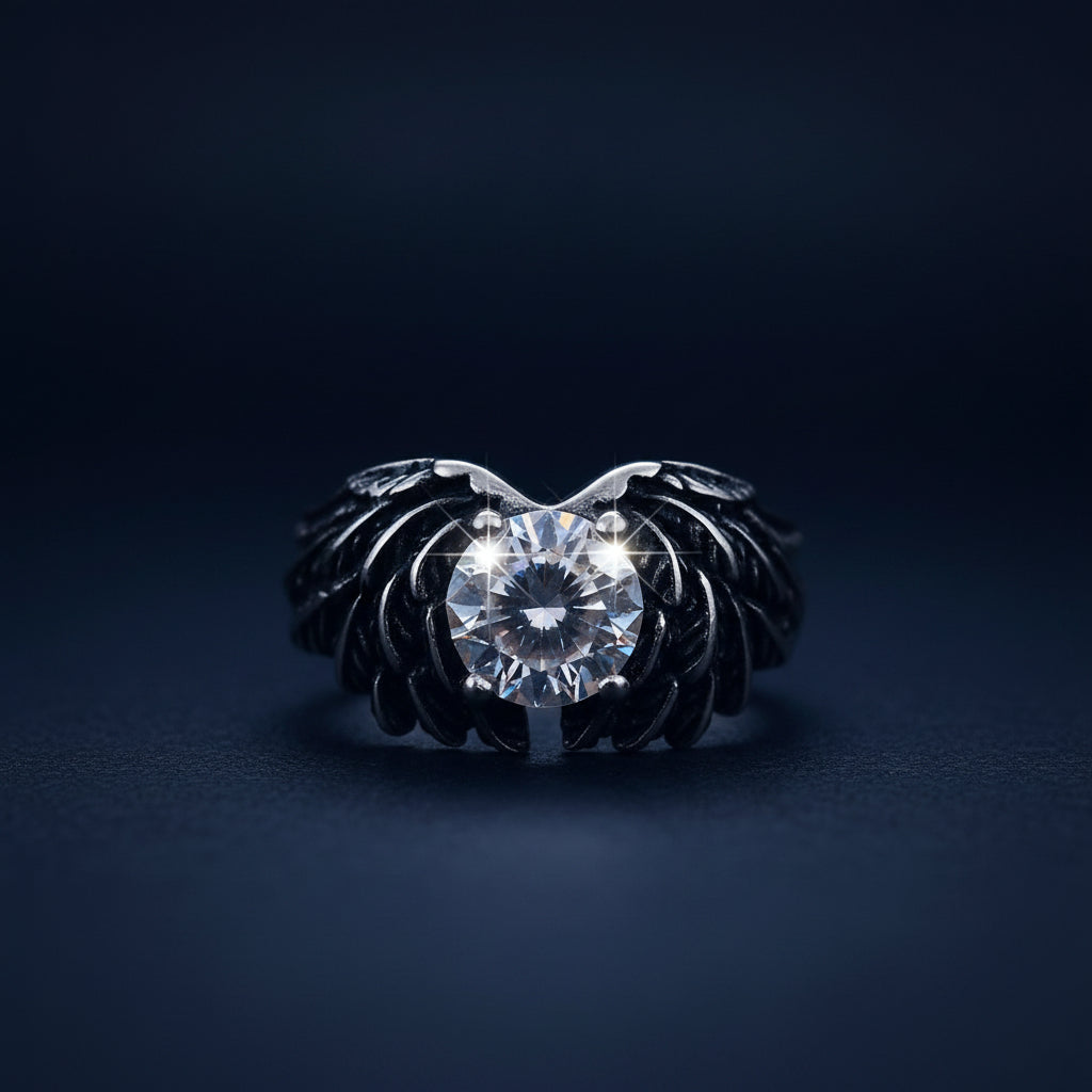 WINGED GEM  RING