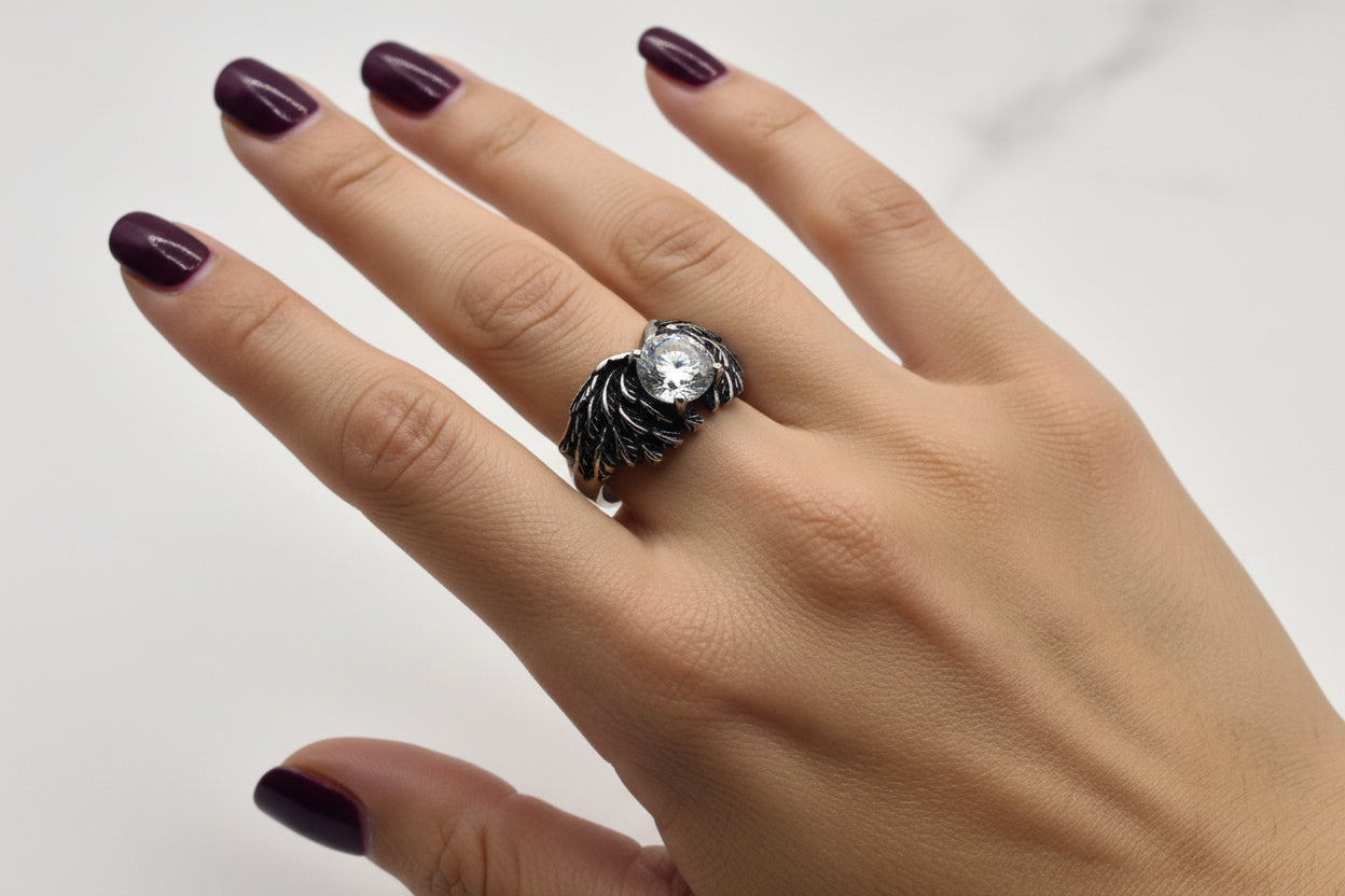 WINGED GEM  RING