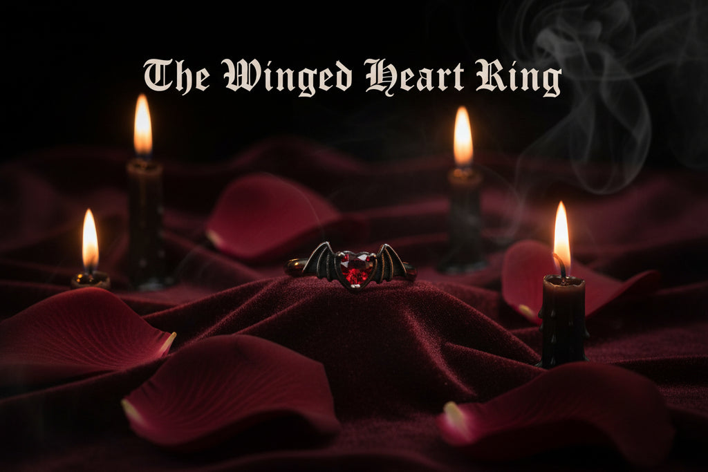WINGED HEART RING