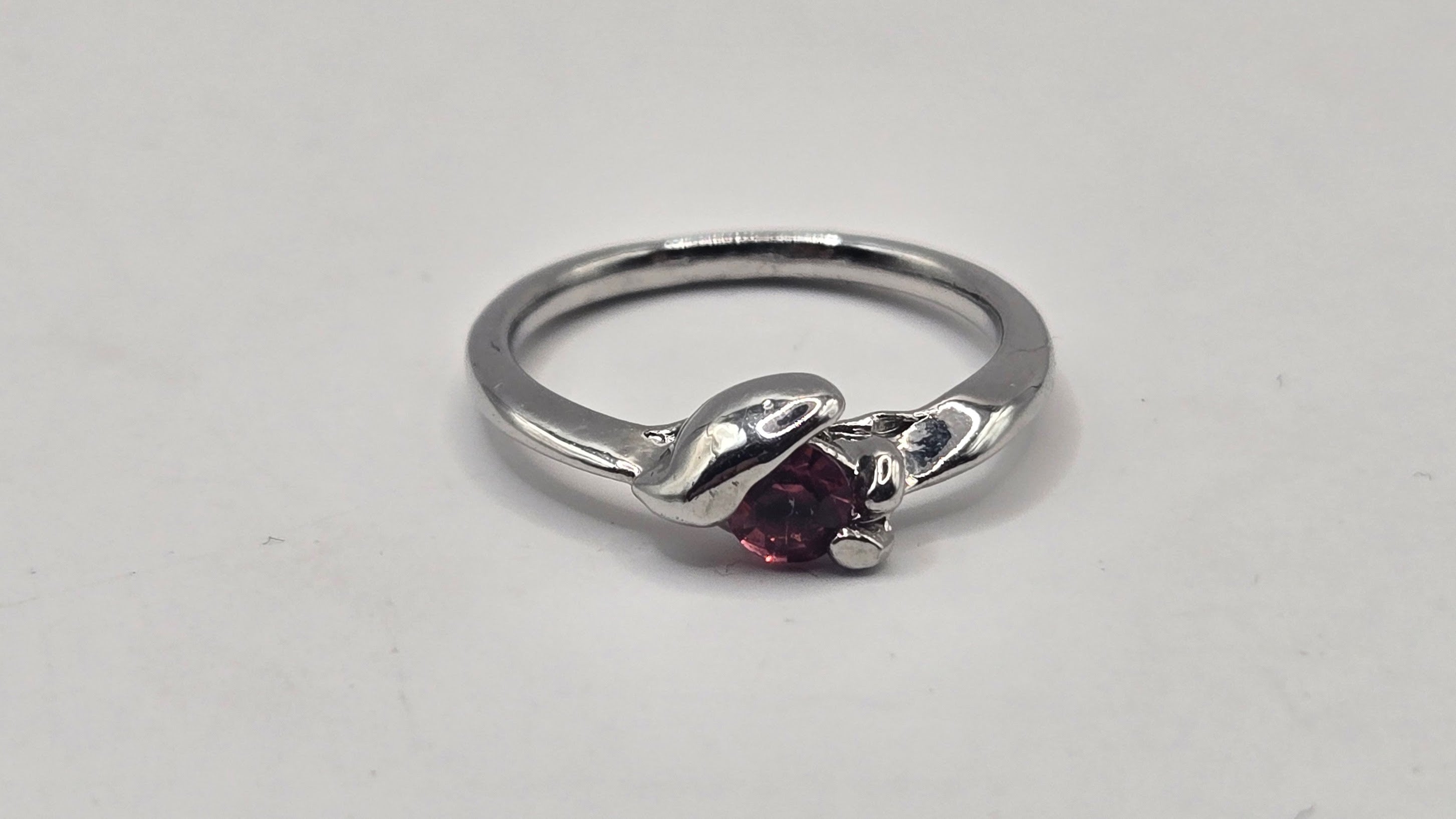 LADIES GEM RING  ROSE SZ 5