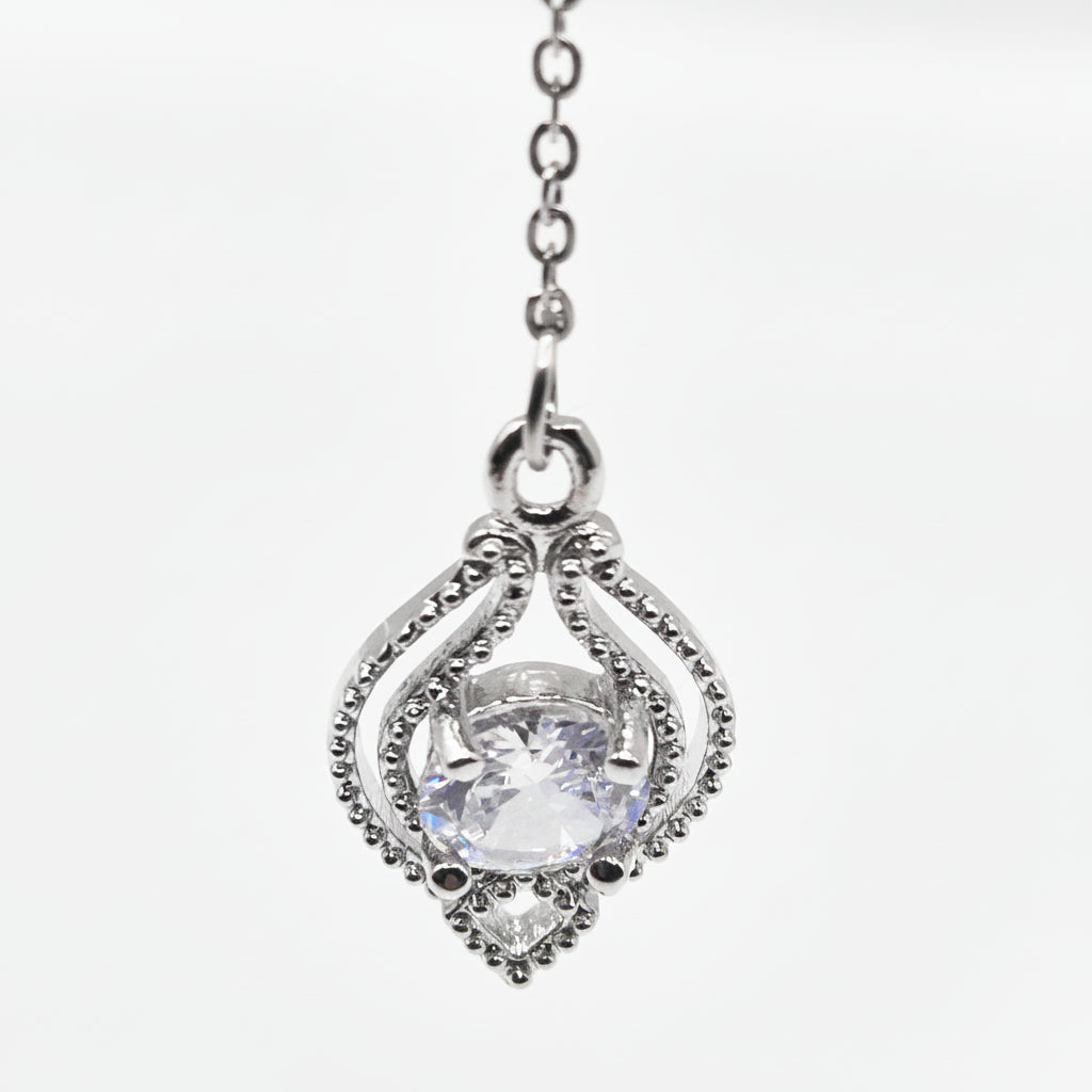 TEARDROP LONG DANGLE EARRINGS