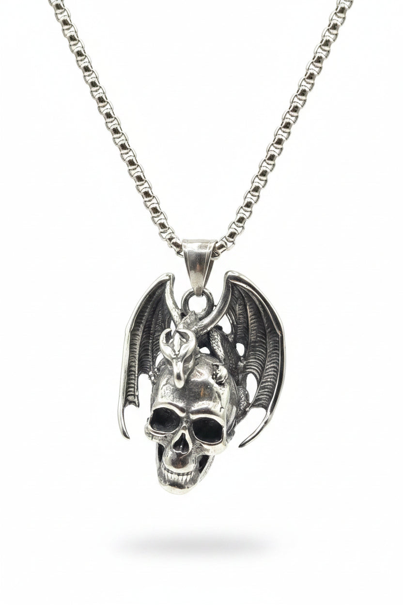 DRAGON AND BONES PENDANT
