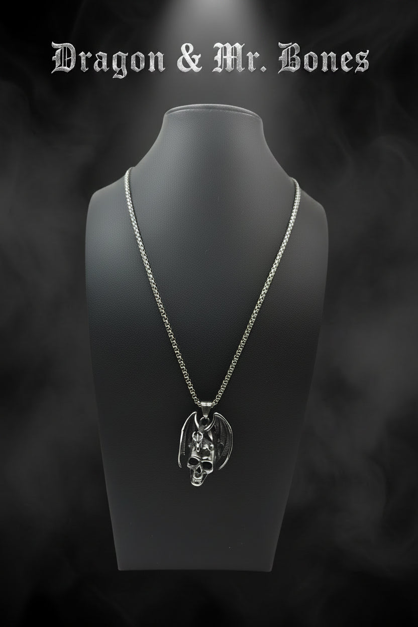 DRAGON AND BONES PENDANT