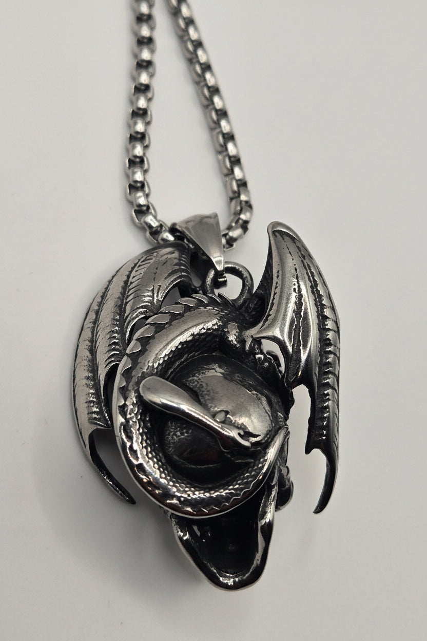 DRAGON AND BONES PENDANT
