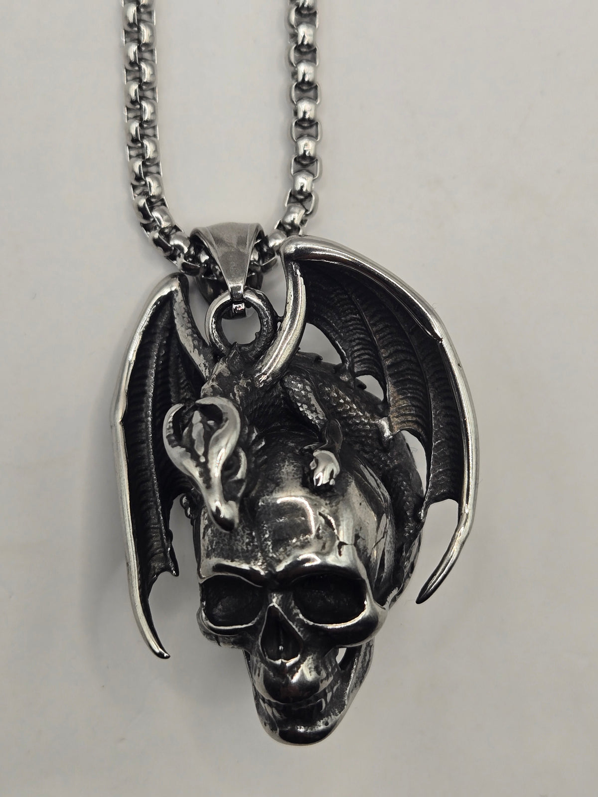 DRAGON AND BONES PENDANT