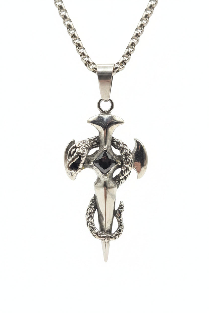 SERPENT AND DAGGER PENDANT