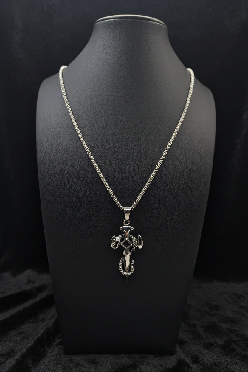 SERPENT AND DAGGER PENDANT