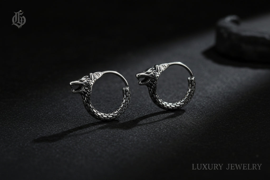 WOLF HOOP EARRINS