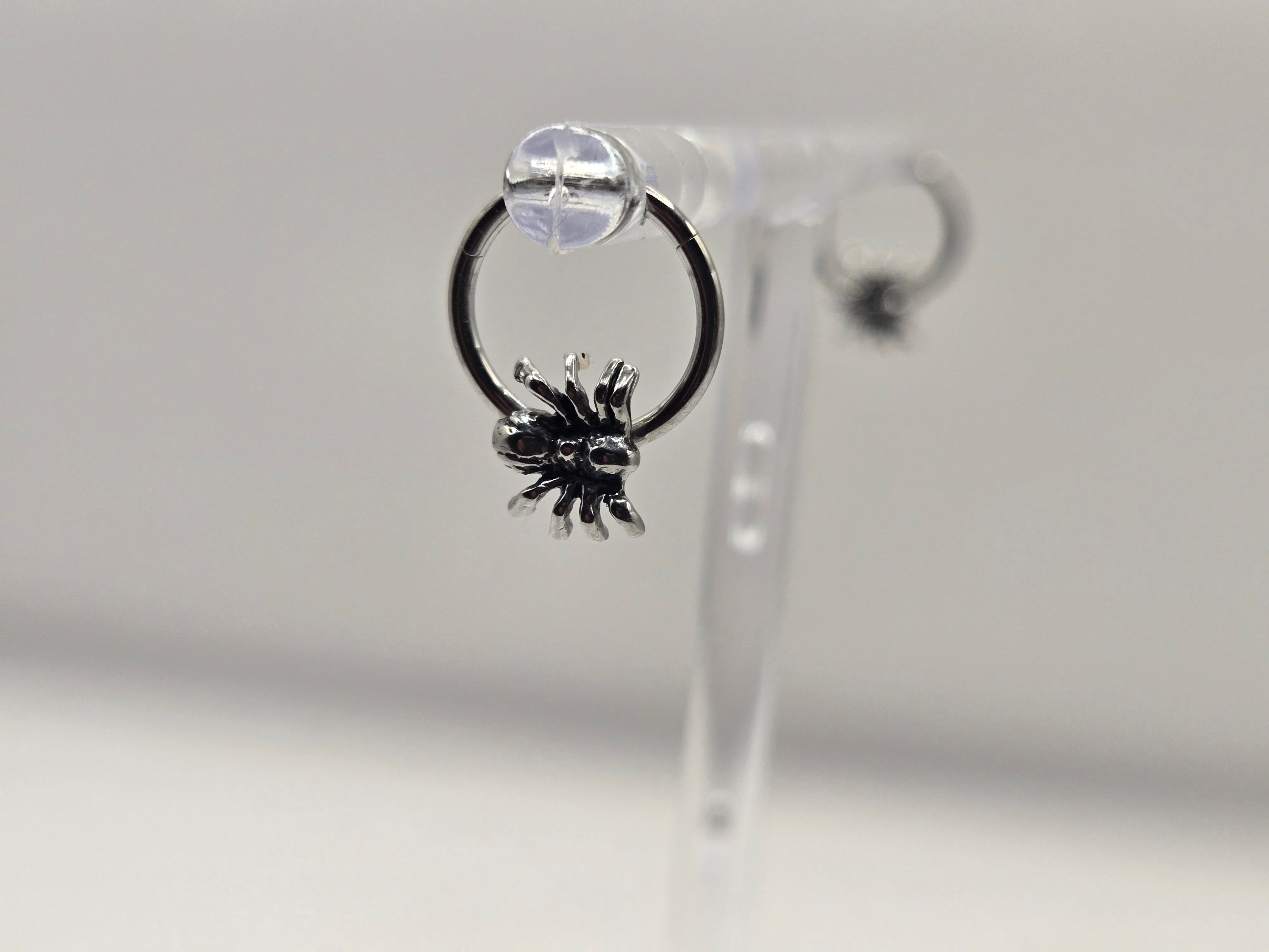 SPIDER HOOP EARRINGS