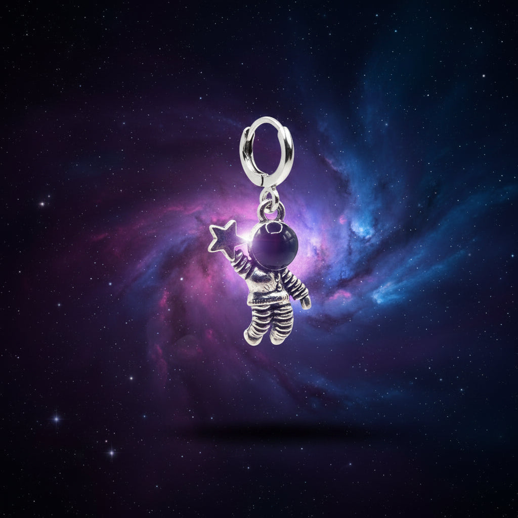 STAR MAN HUGGIE EARRINGS