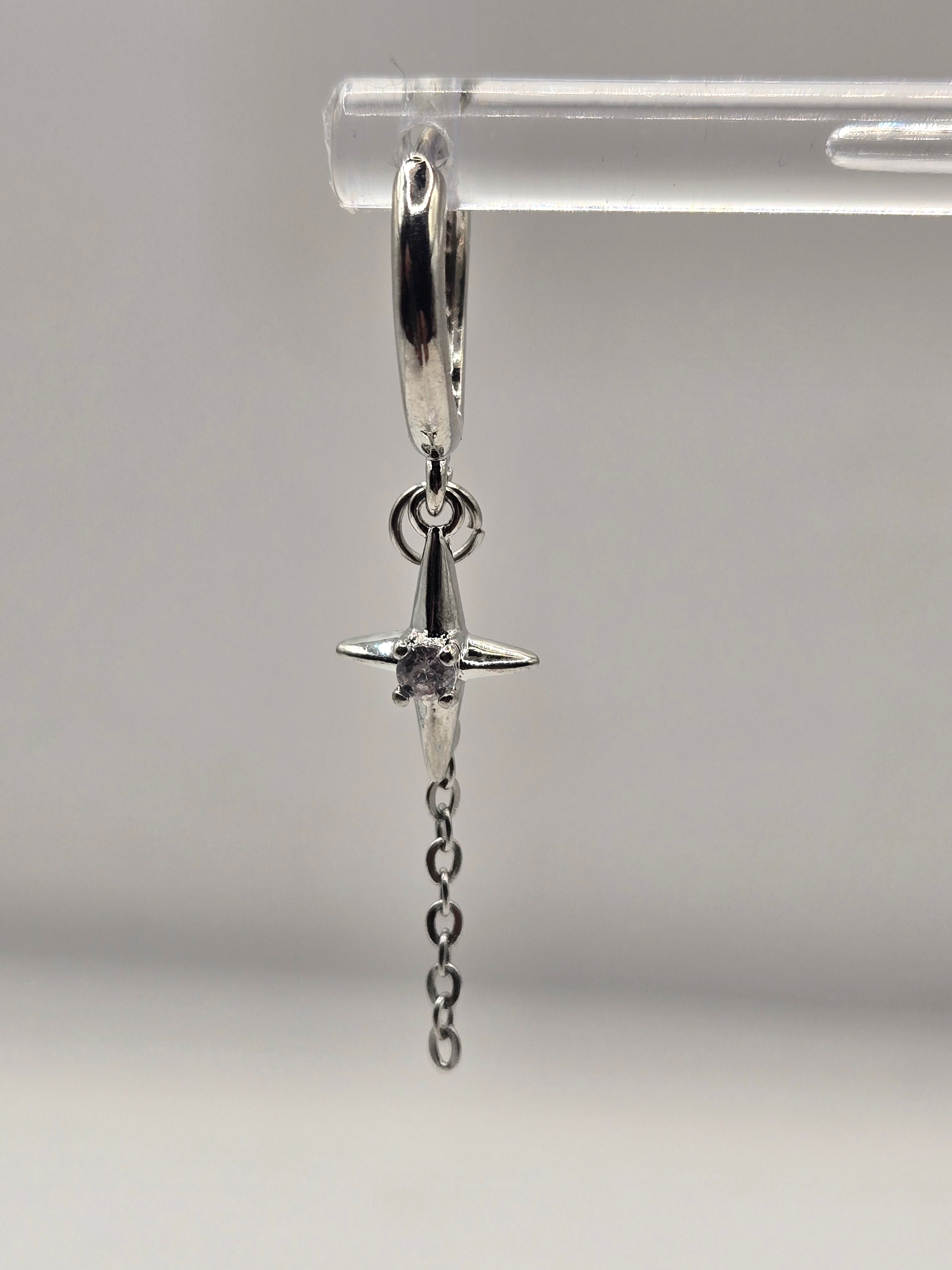 STAR HUGGIE EARRINGS